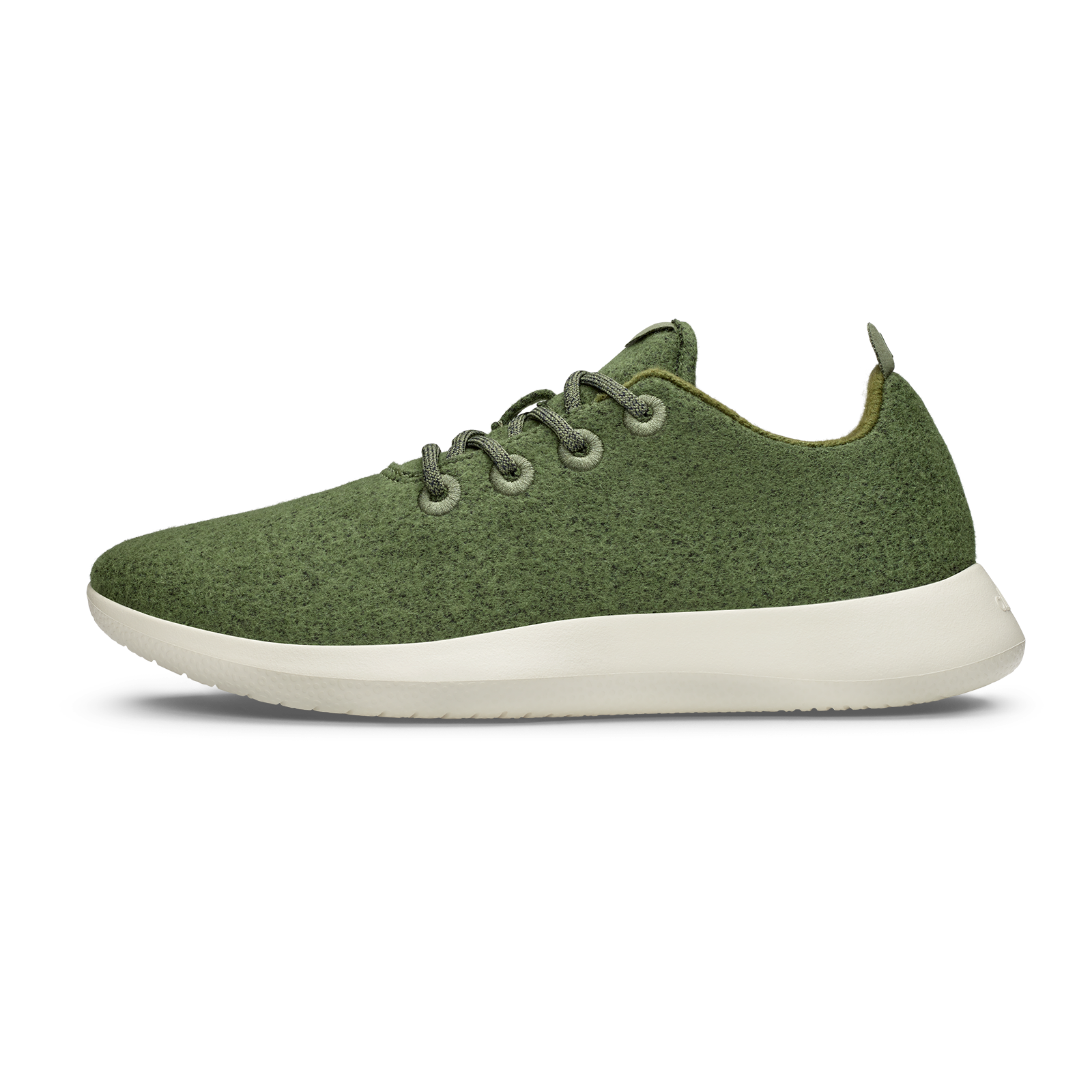 Men's Wool Runners - Thunder Green (Natural White Sole)