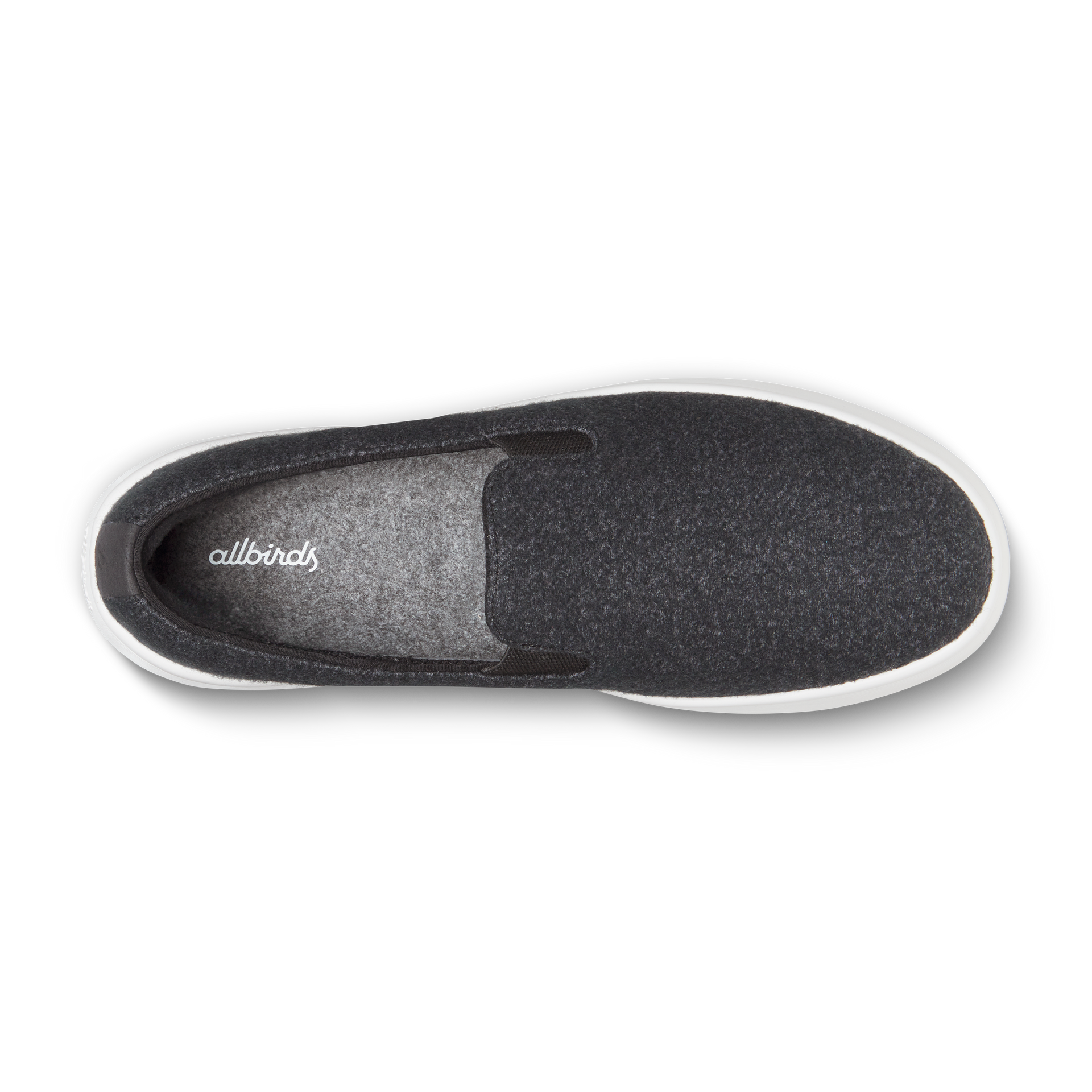 Men's Wool Cruiser Slip On - Natural Black (Blizzard Sole)