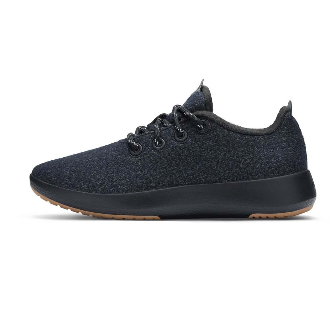 Women's Wool Runner Mizzles - Natural Black (Rugged Khaki Sole)