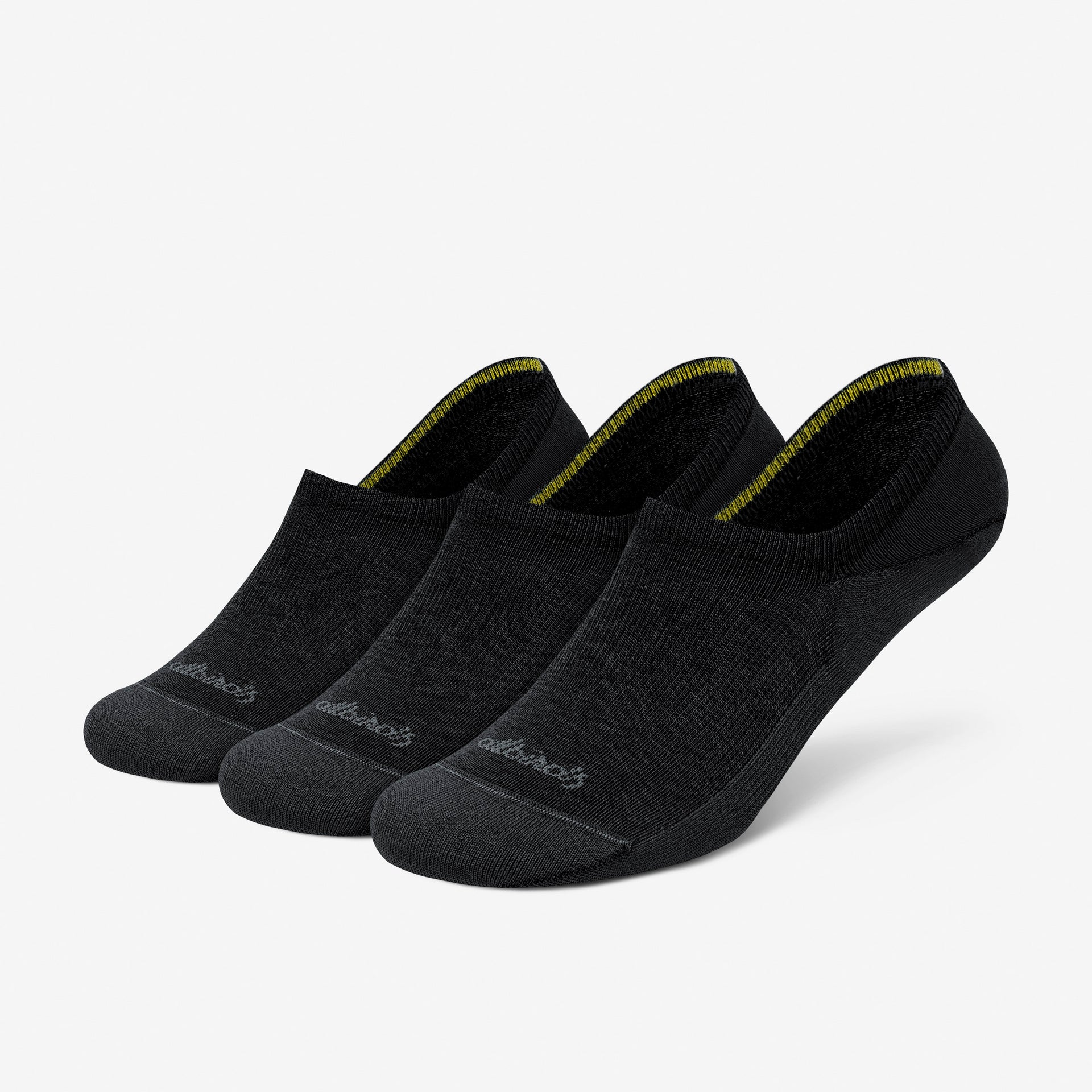 Anytime No Show Sock 3 Pack - Natural Black