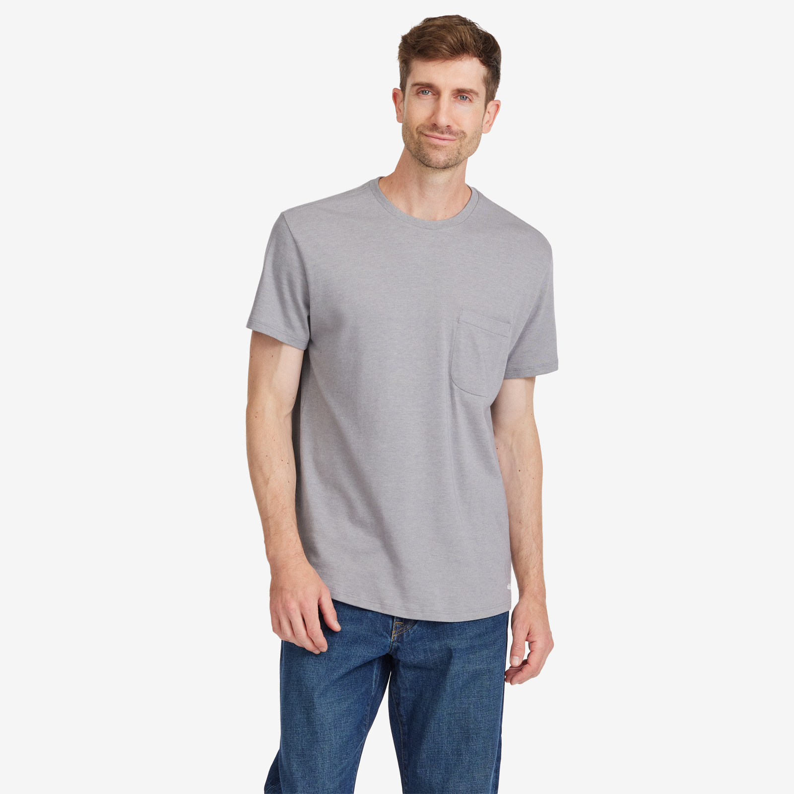 Men's Anytime Tee - Medium Grey