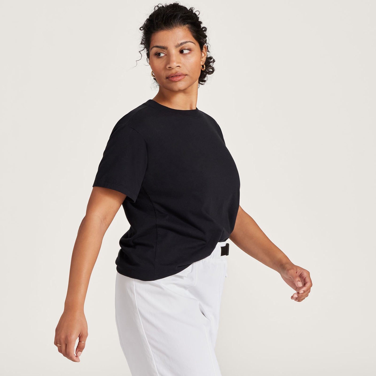 Women's Allgood Cotton Tee - Natural Black