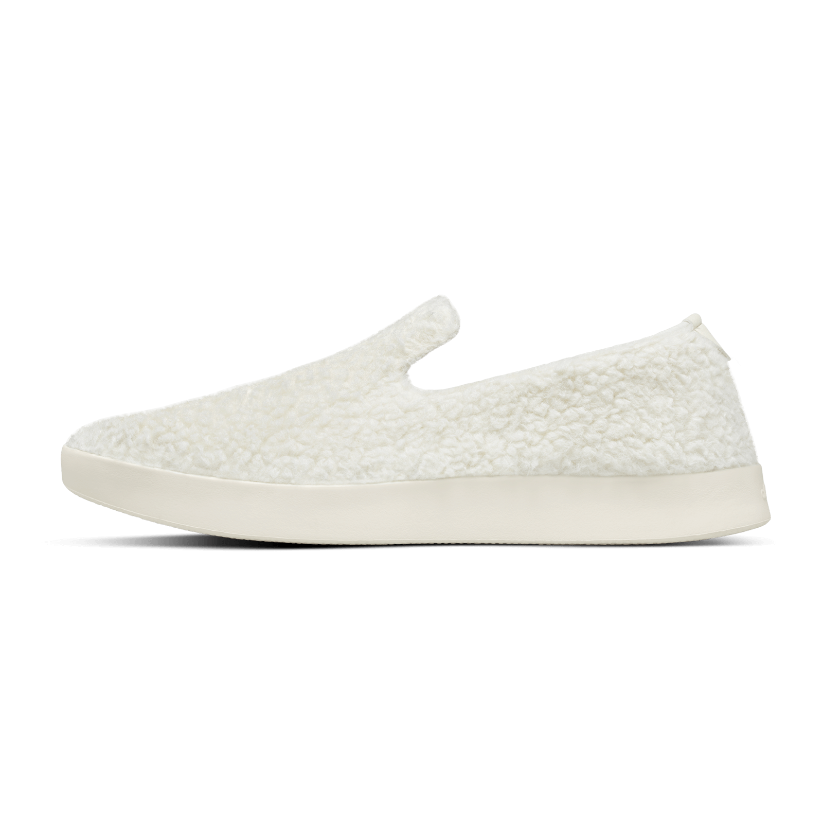 Men's Wool Lounger Fluffs - Natural White (Cream Sole)