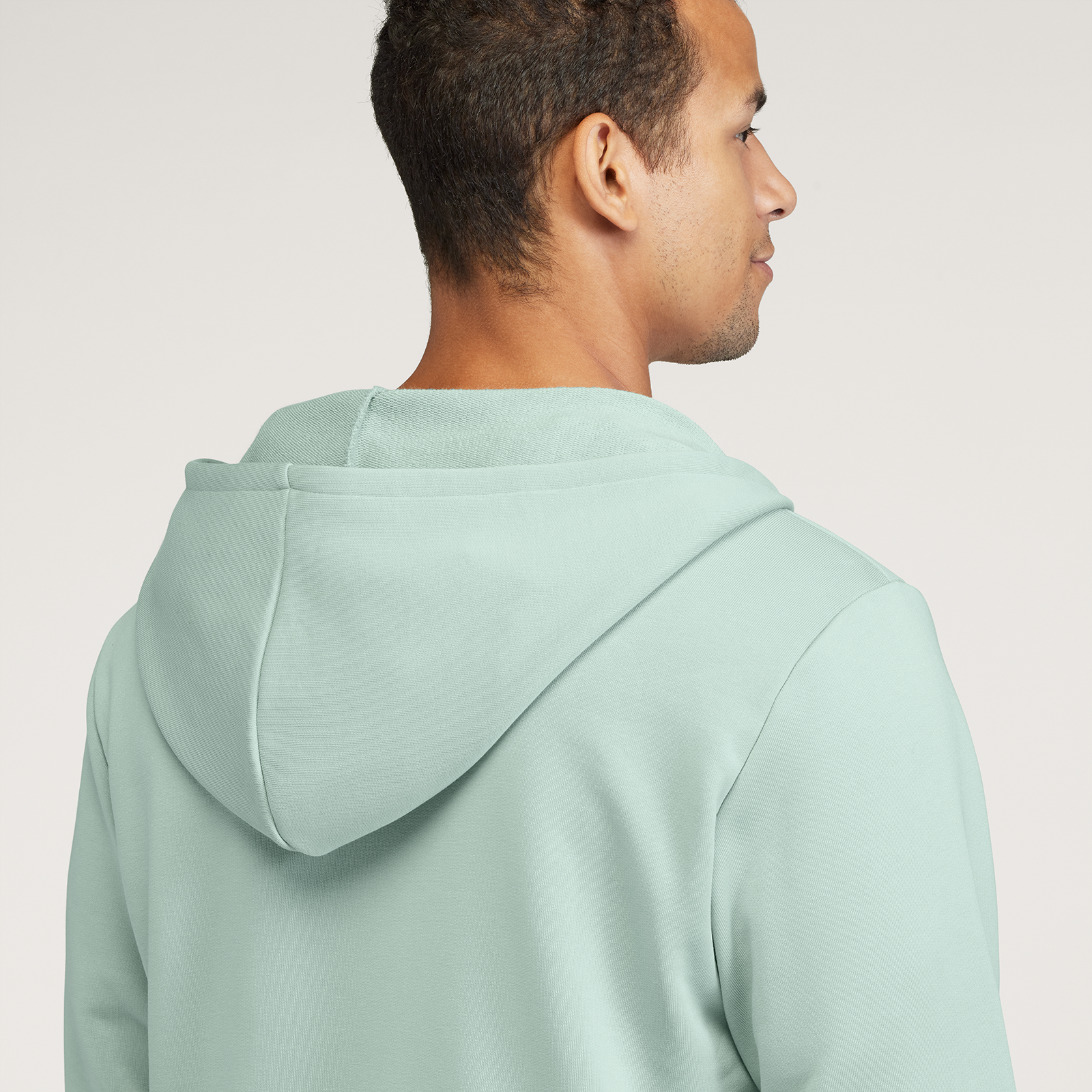 Men's Anytime Full Zip Hoodie - Bark Grey