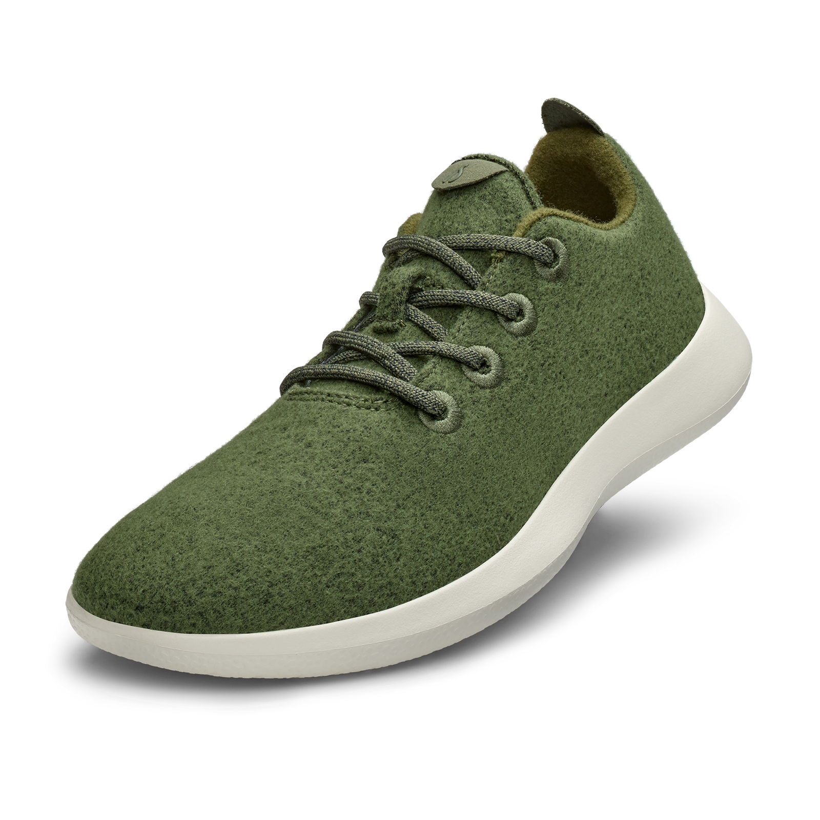 Men's Wool Runners - Thunder Green (Natural White Sole)