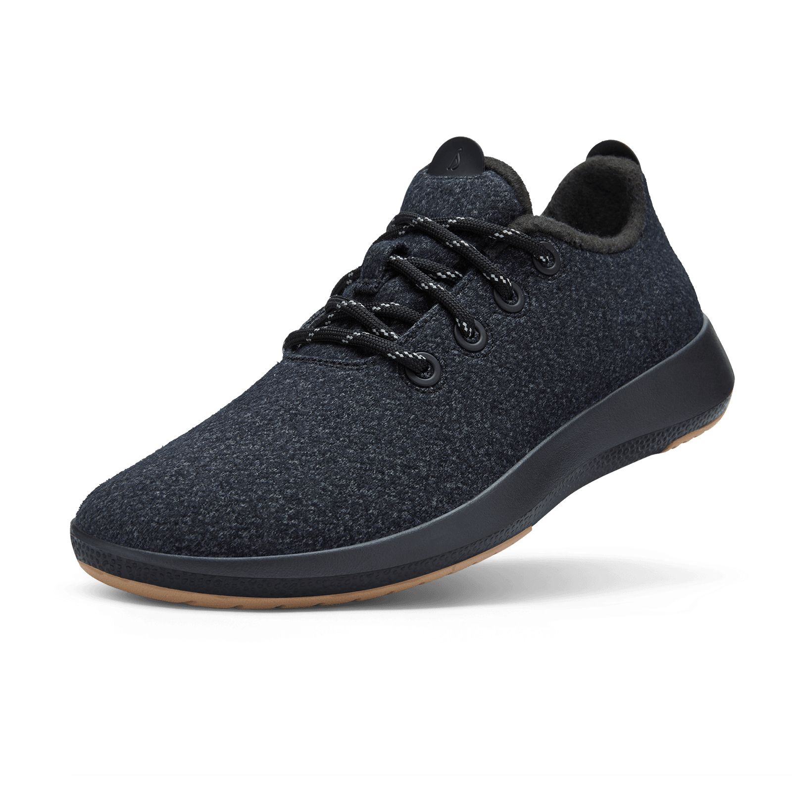 Women's Wool Runner Mizzles - Natural Black (Rugged Khaki Sole)