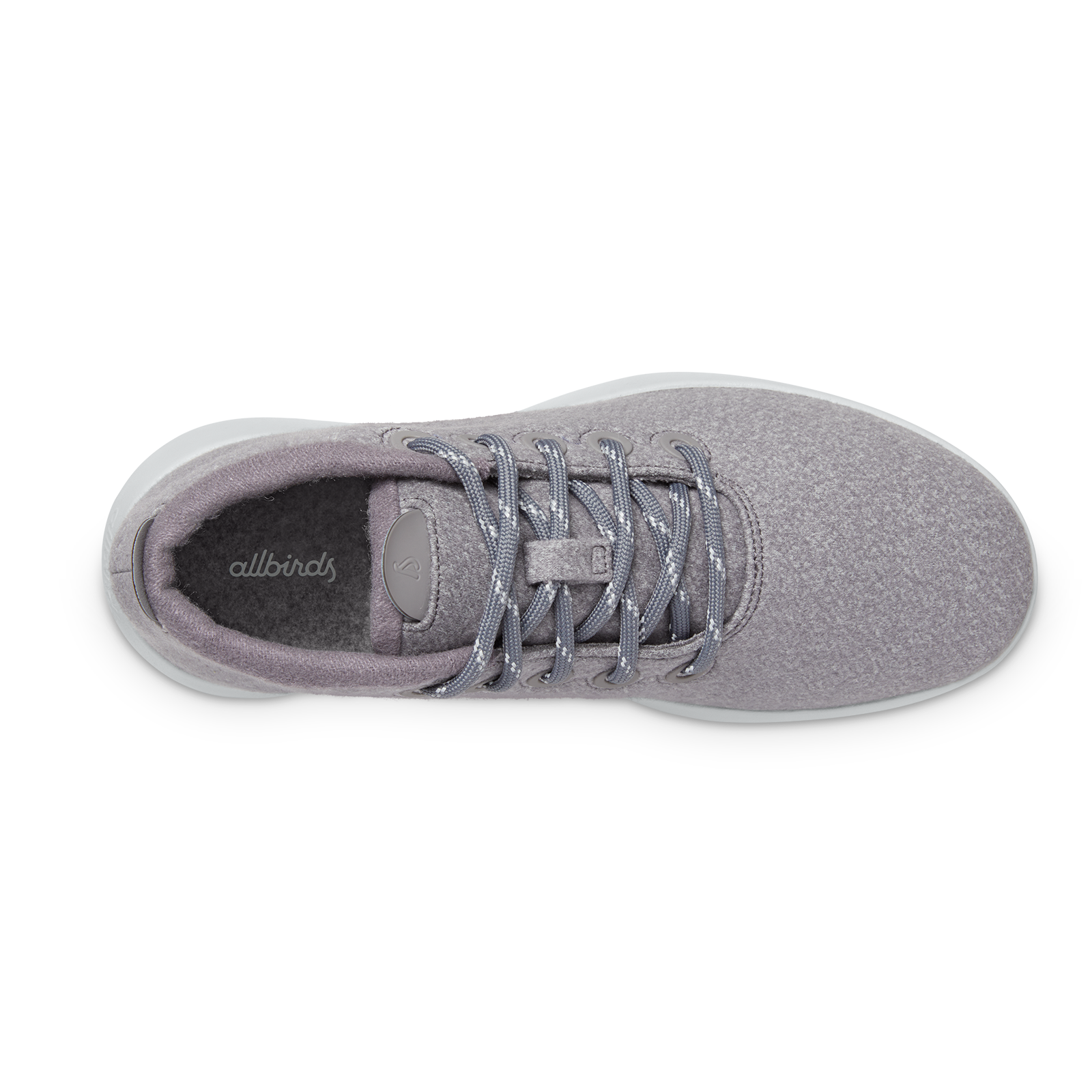 Men's Wool Runner-up Mizzles - Medium Grey (Light Grey Sole)