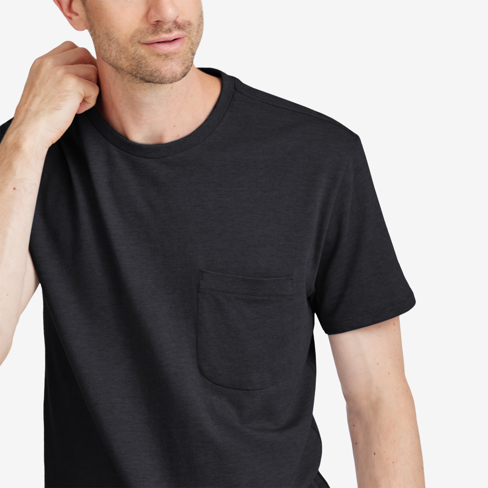 Men's Anytime Tee - Natural Black