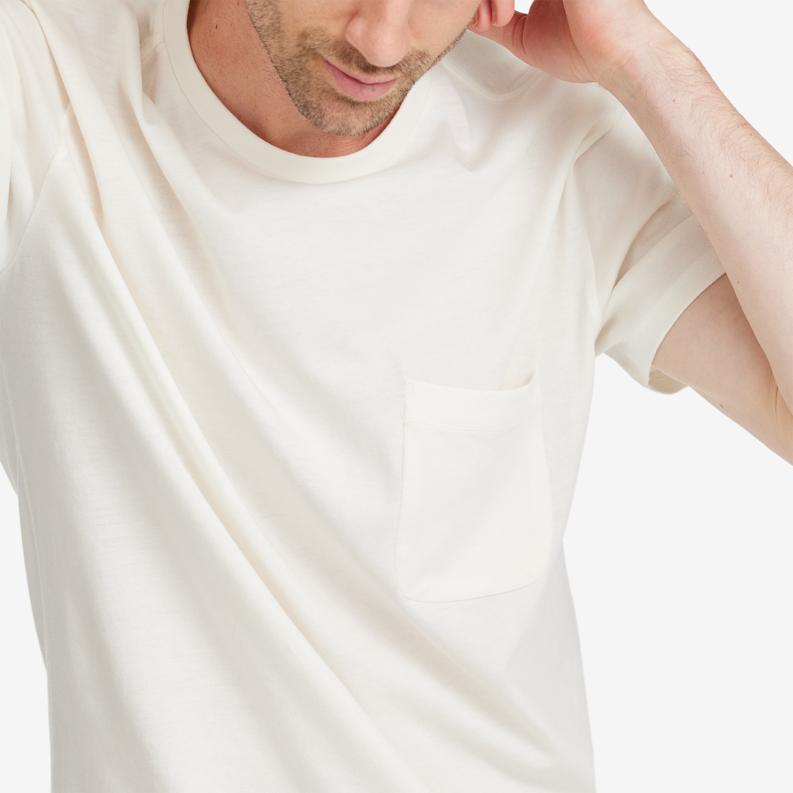 Men's Anytime Tee - Natural White