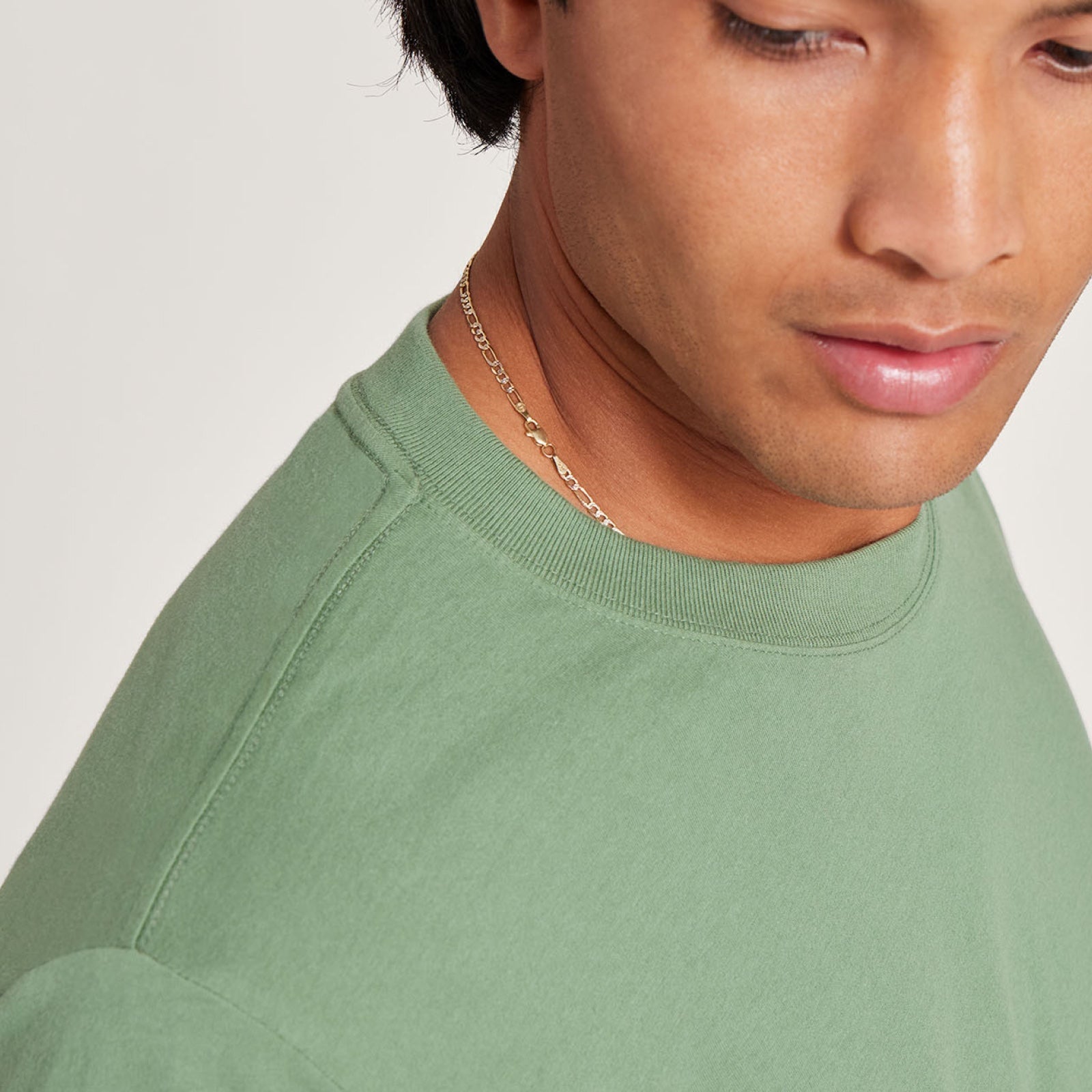Men's Allgood Cotton Long Sleeve Tee - Hazy Cargo