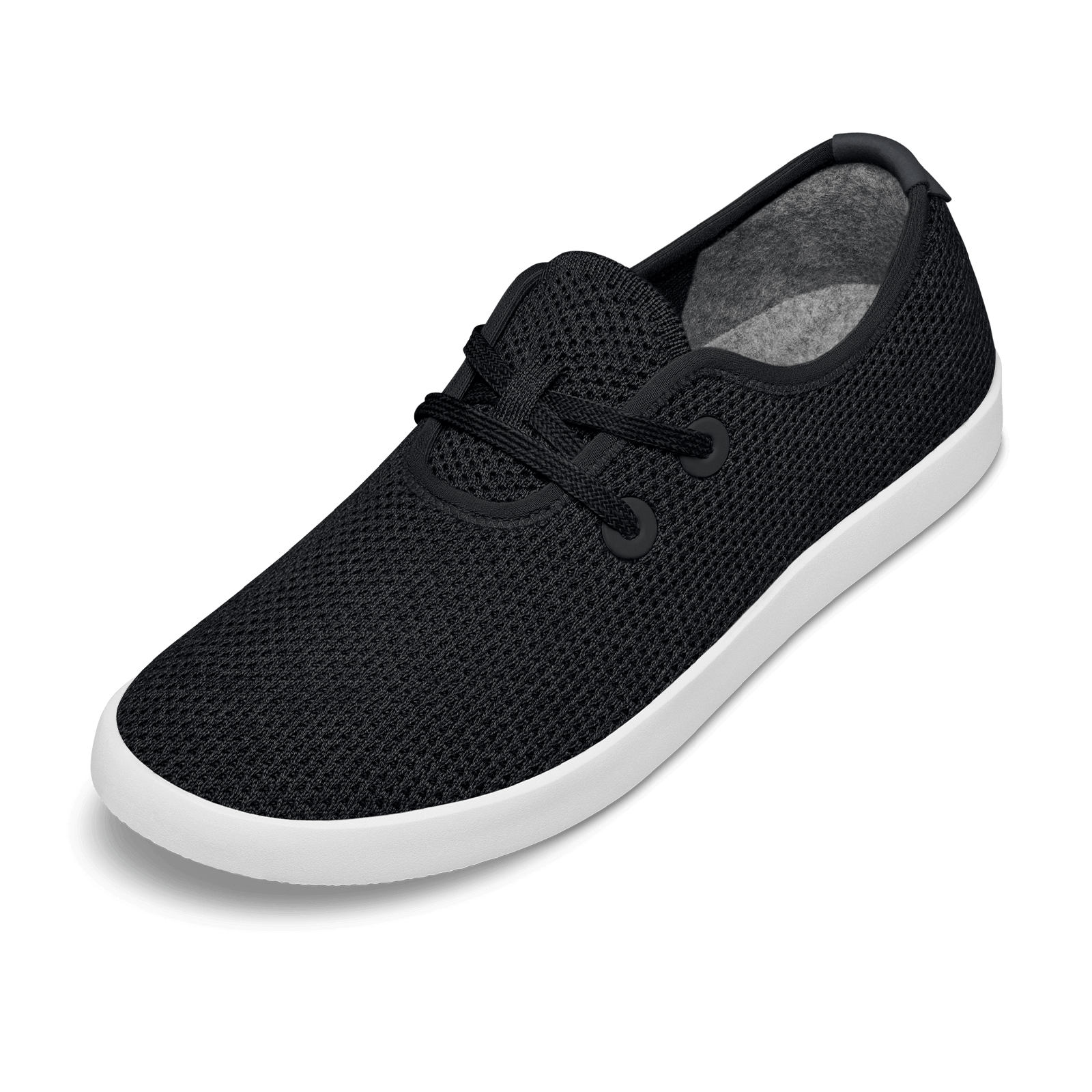 Tree Skippers pour hommes - Jet Black (Semelle White)