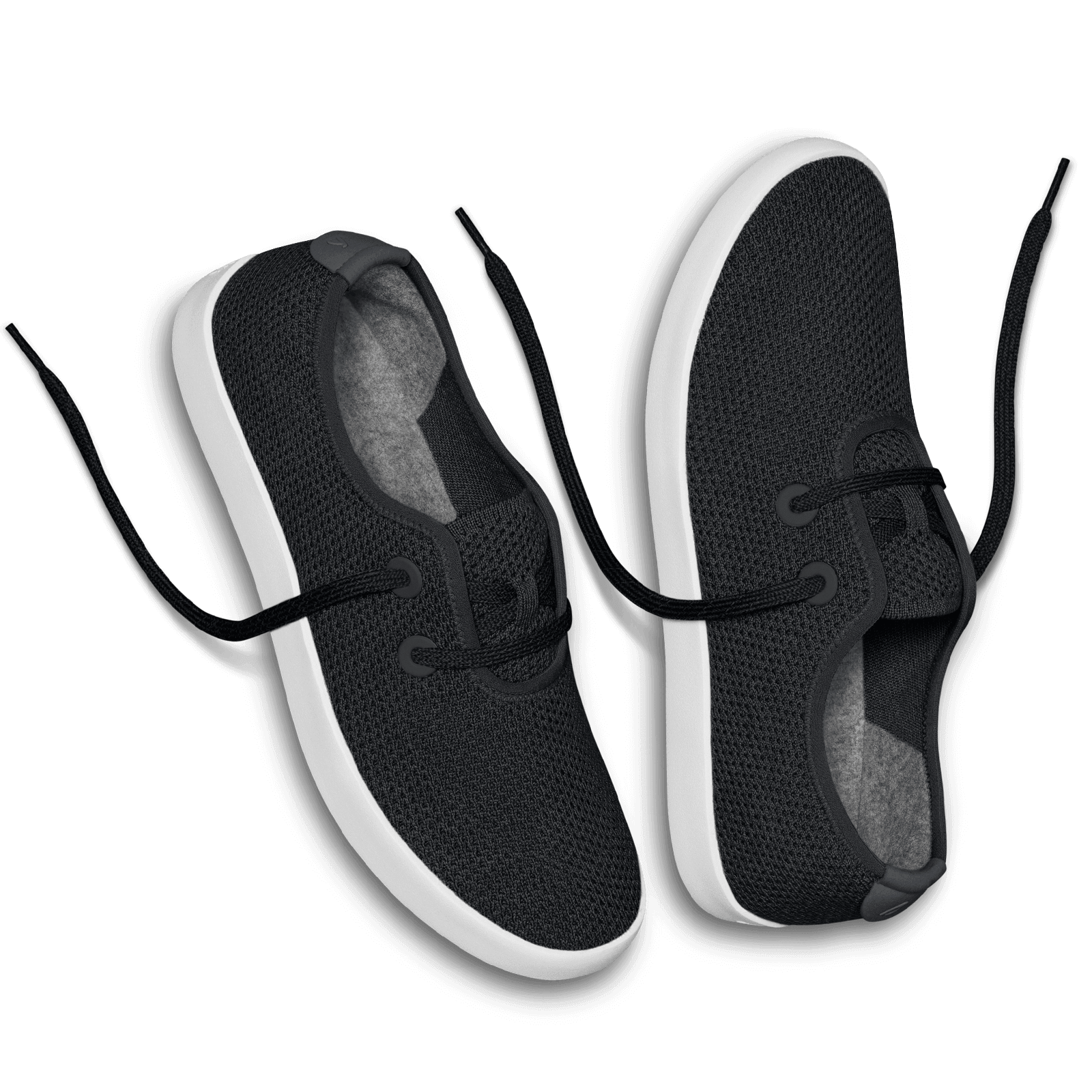 Tree Skippers pour hommes - Jet Black (Semelle White)