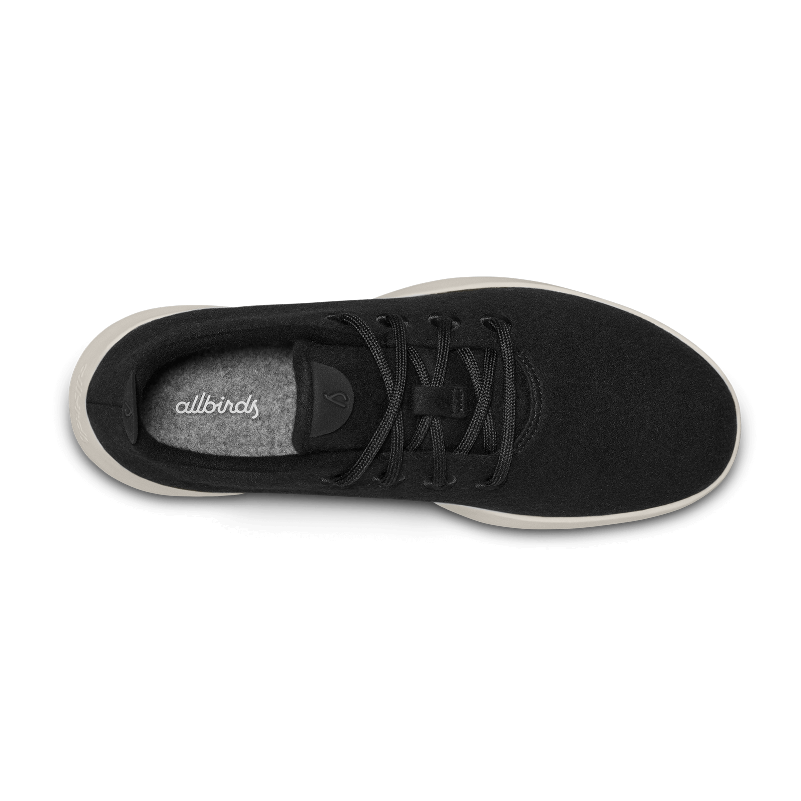 Wool Runners pour femmes - True Black (Semelle Cream)