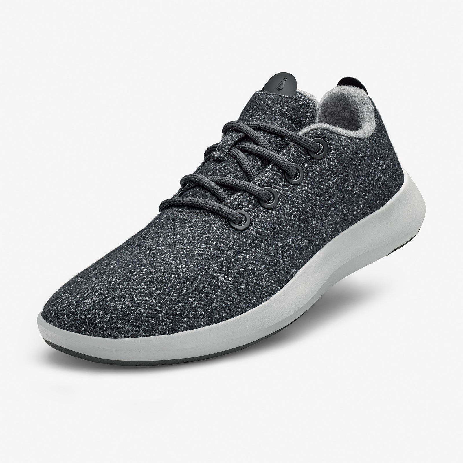 Men's Wool Runner Mizzles - Dark Grey (Light Grey)