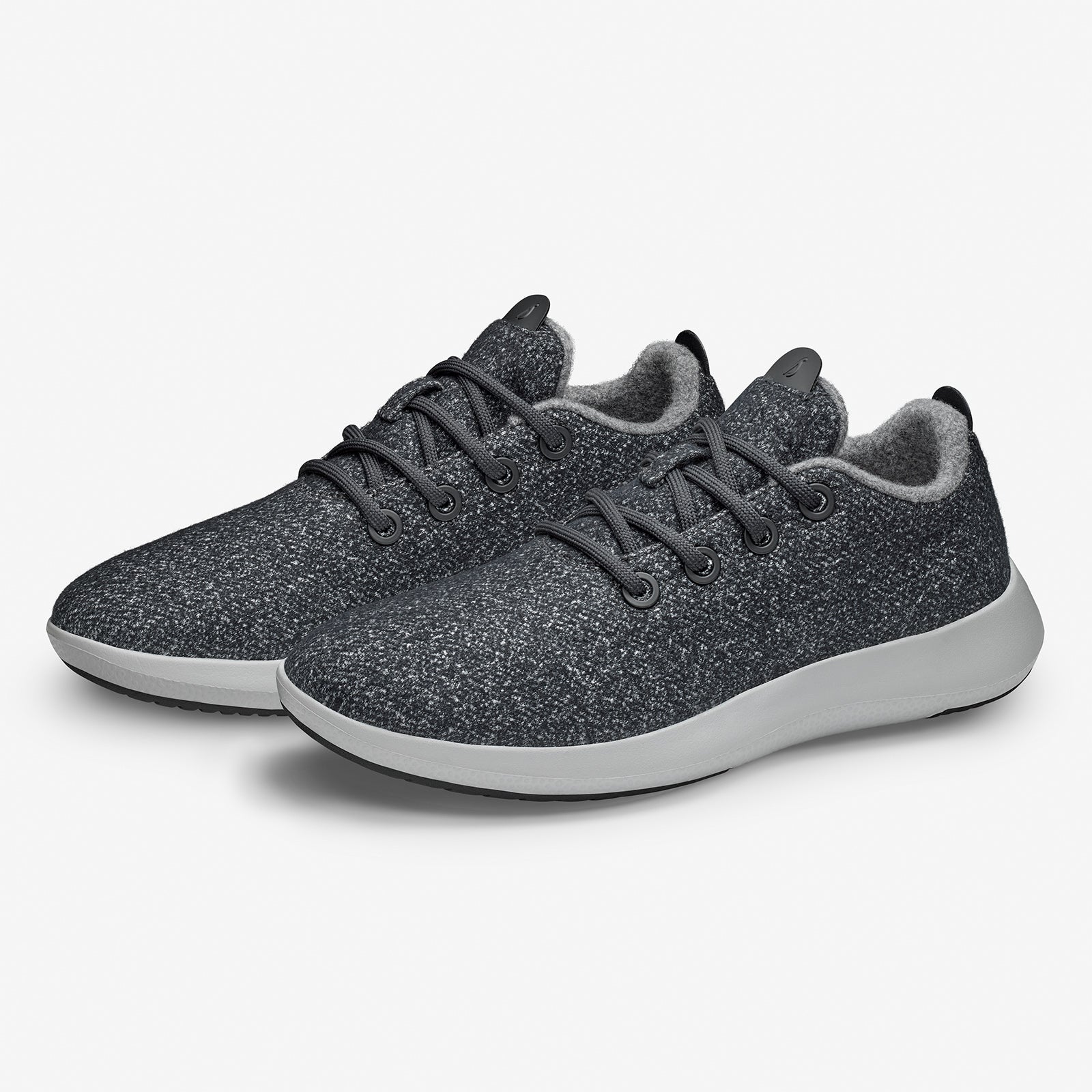 Men's Wool Runner Mizzles - Dark Grey (Light Grey)