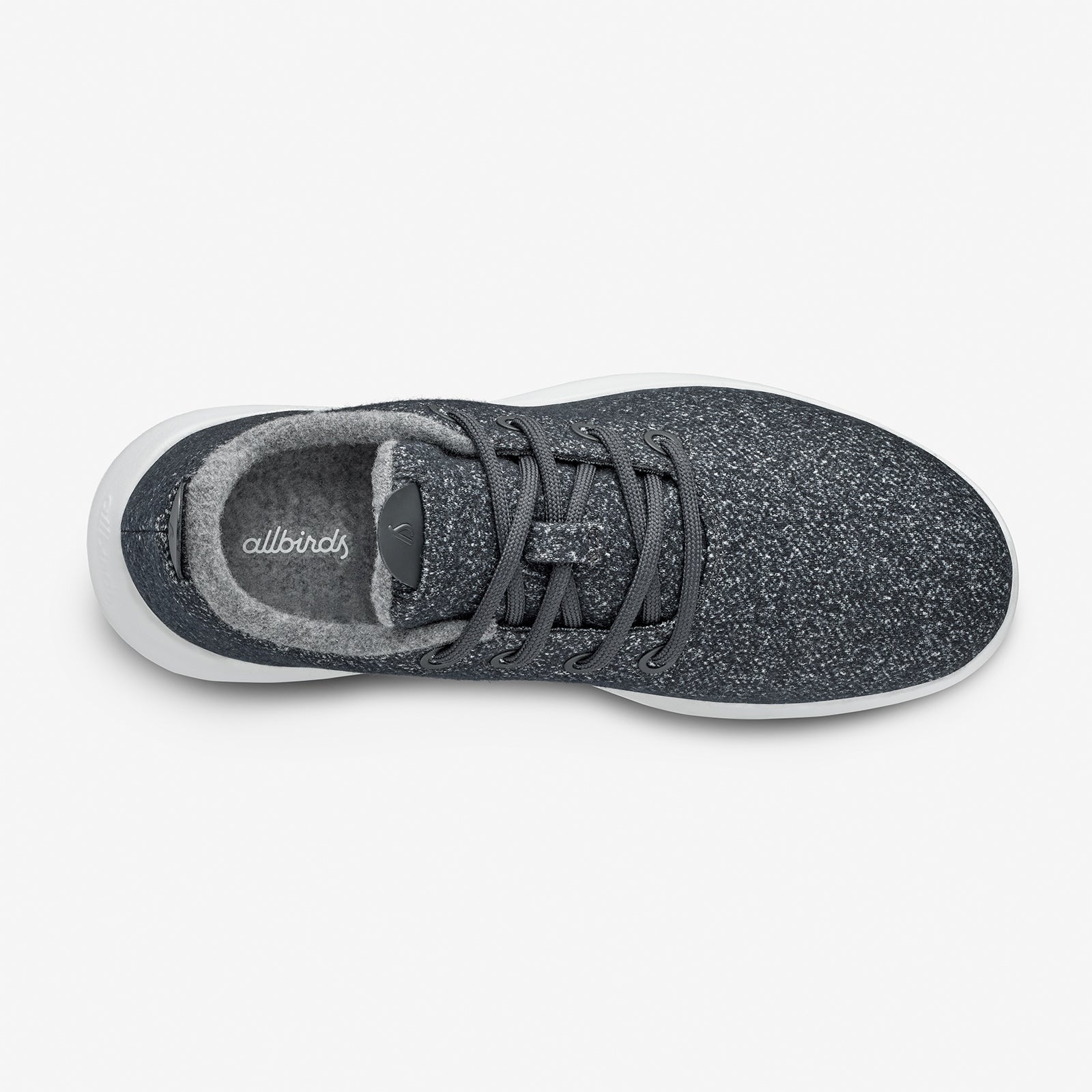 Men's Wool Runner Mizzles - Dark Grey (Light Grey)