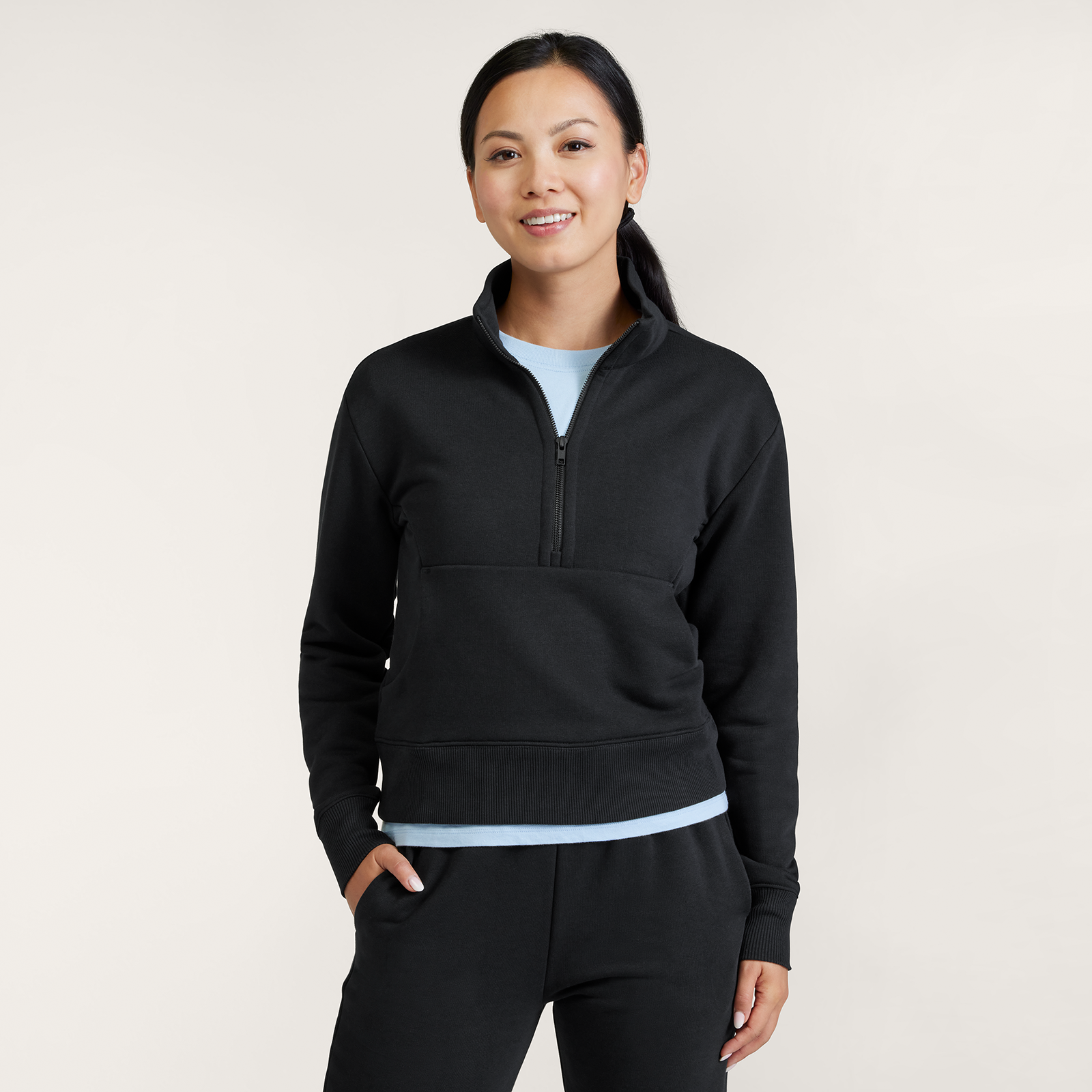 Women's Ultrasoft Sweats, Quarter-Zip Pullover