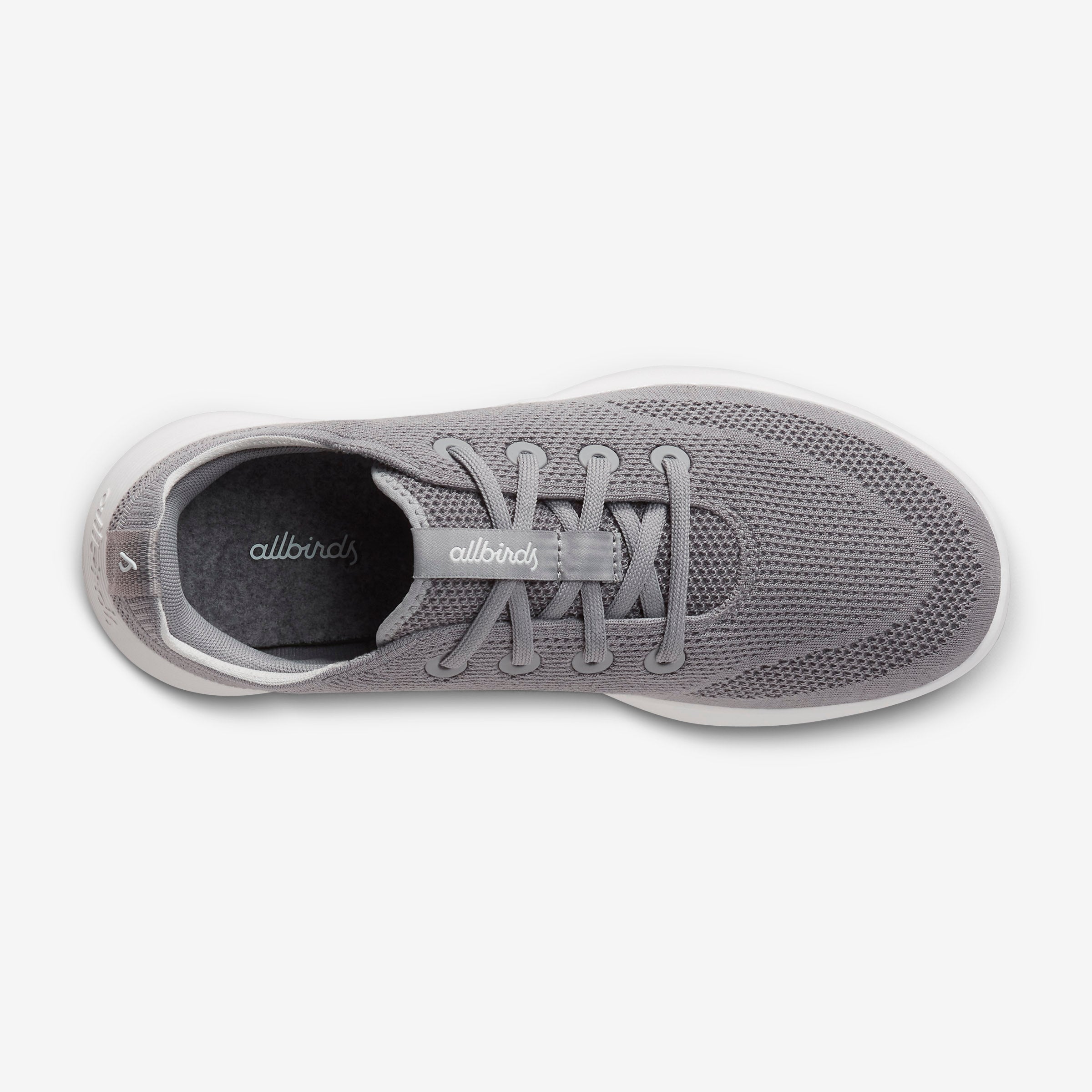 Allbirds grey tree runners top