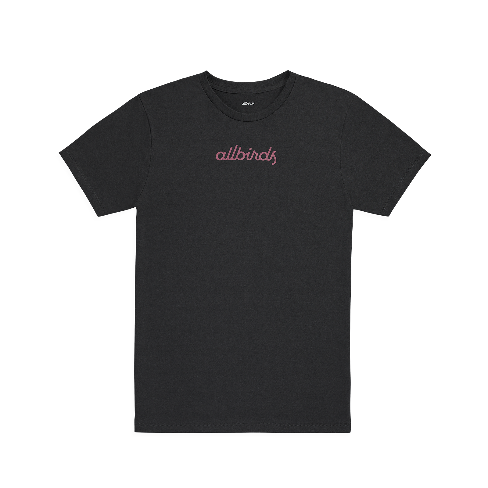 T-shirt en coton Allgood Script pour hommes - Natural Black