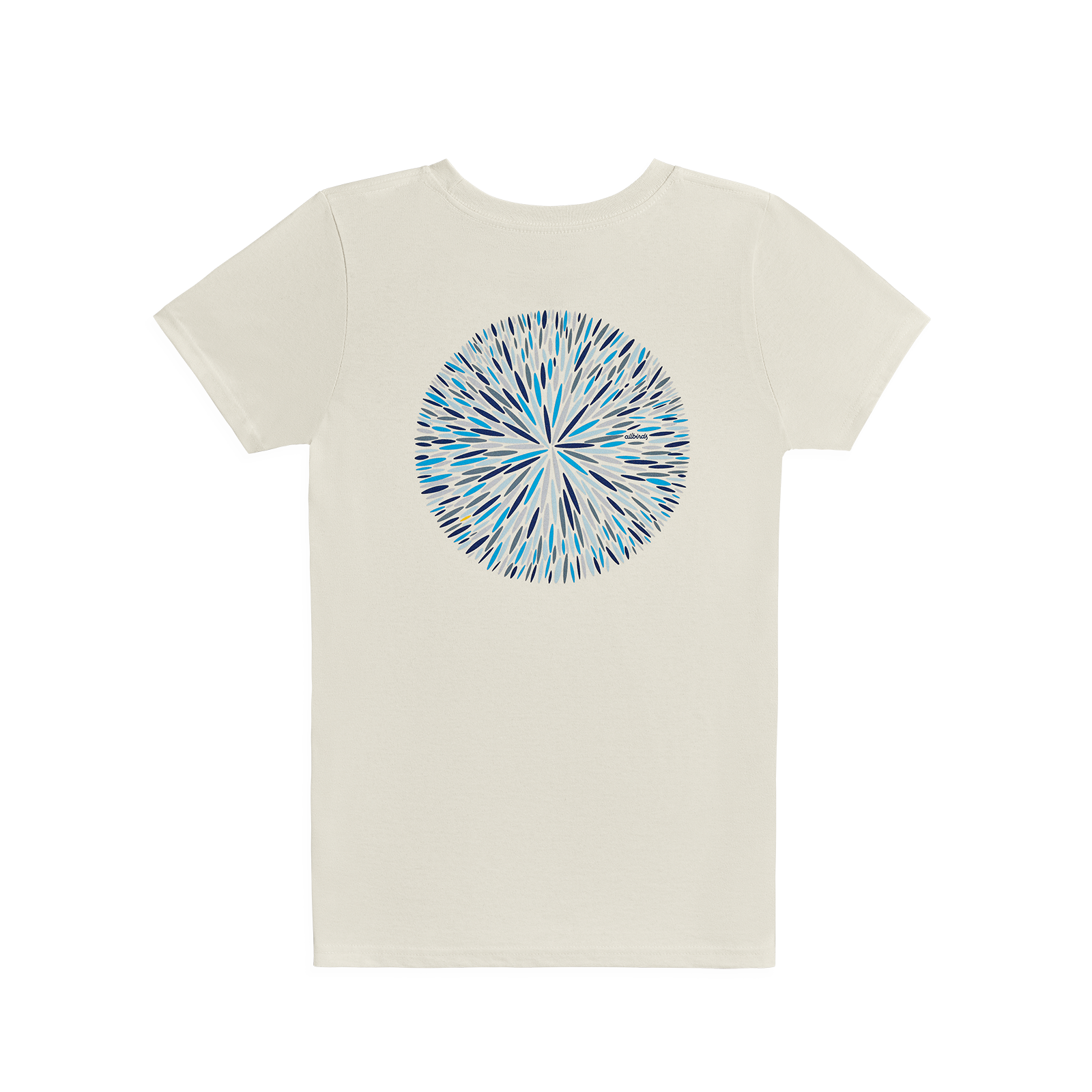 T-shirt en coton Allgood Sunburst pour femmes - Natural White