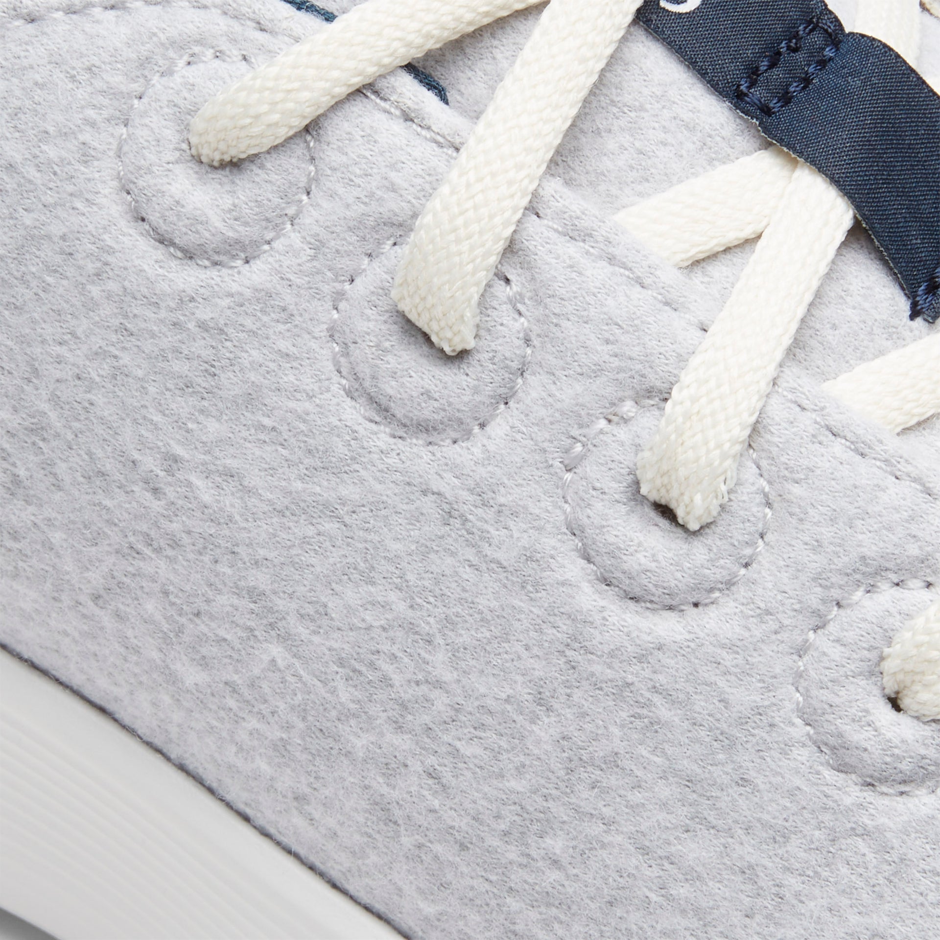 Women's Wool Runner Go - Light Grey / True Navy (Blizzard)