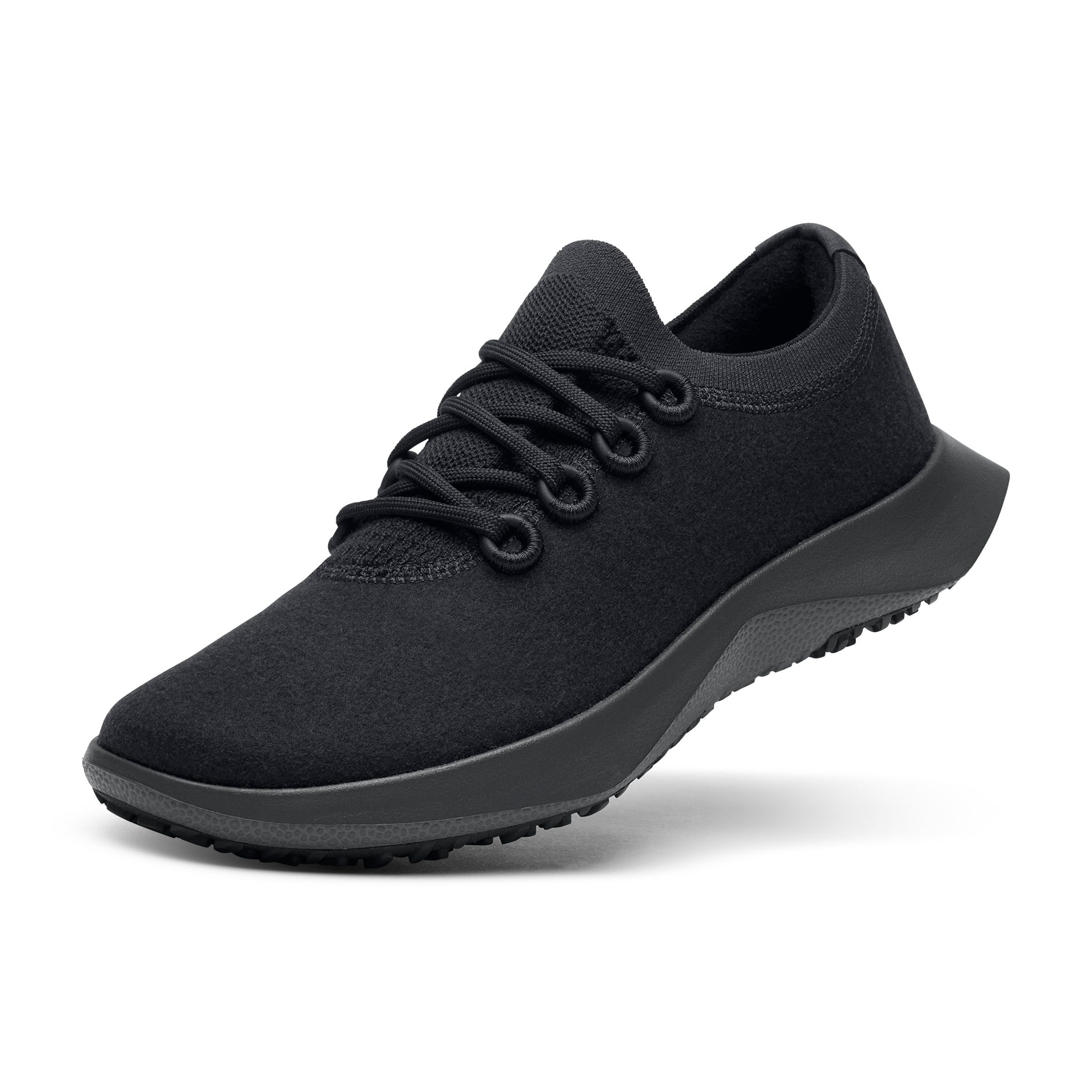 Wool Dasher Mizzles pour hommes - Dark Grey / Bloom Red (Arid Beige Sole)