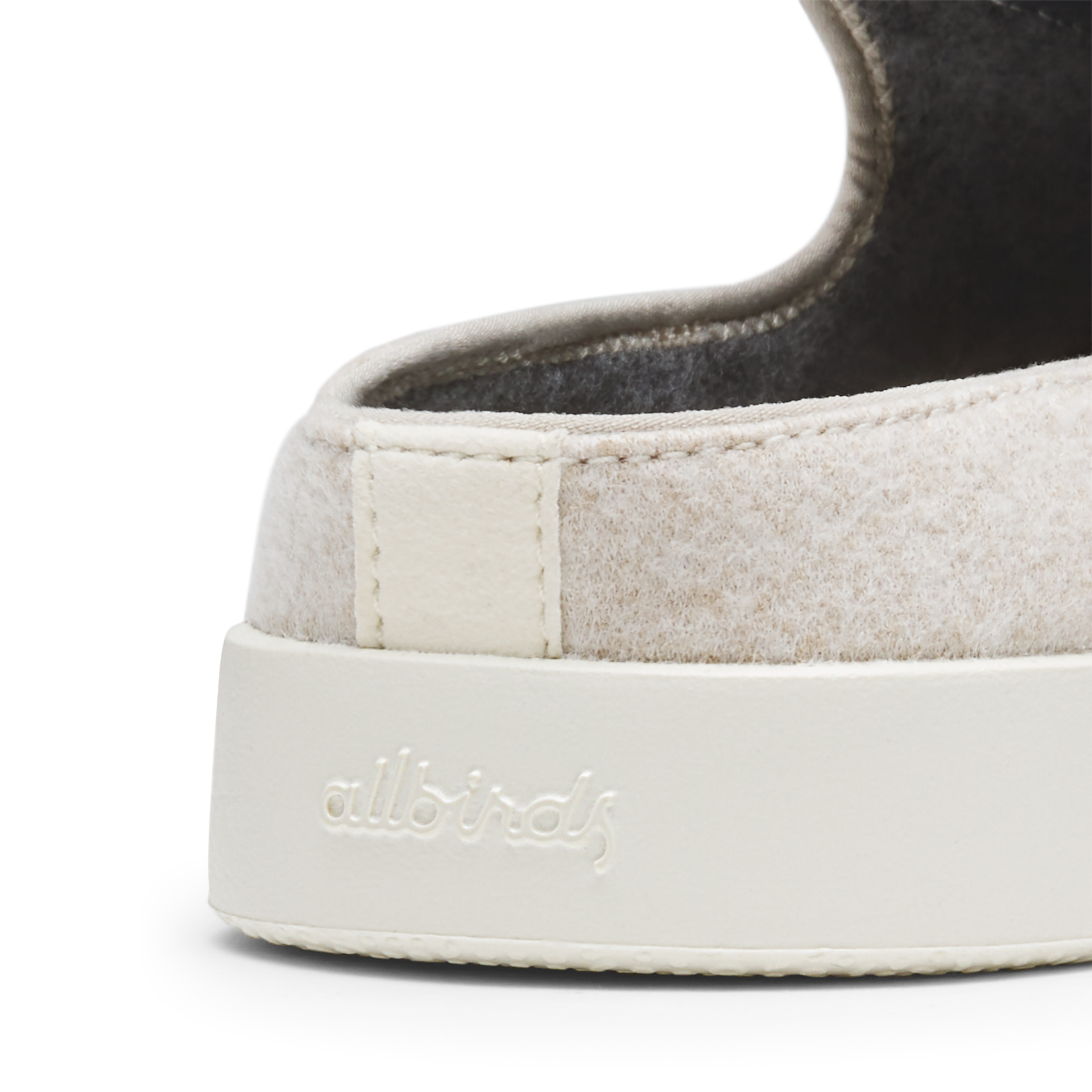 Women's Wool Lounger Mule - Stony Cream (Stony Cream Sole)