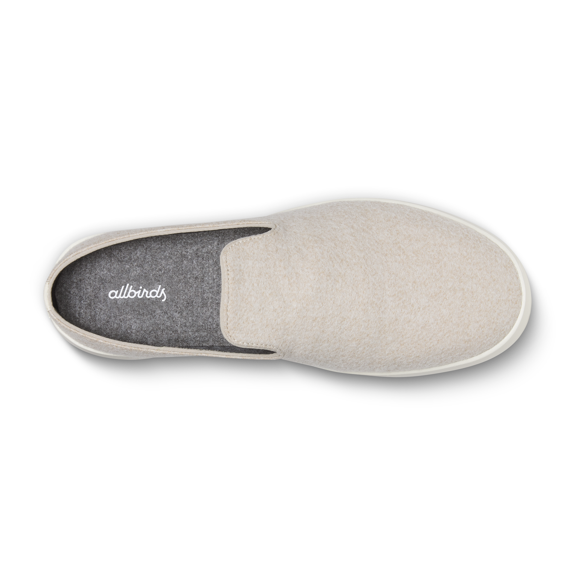 Women's Wool Lounger Mule - Stony Cream (Stony Cream Sole)
