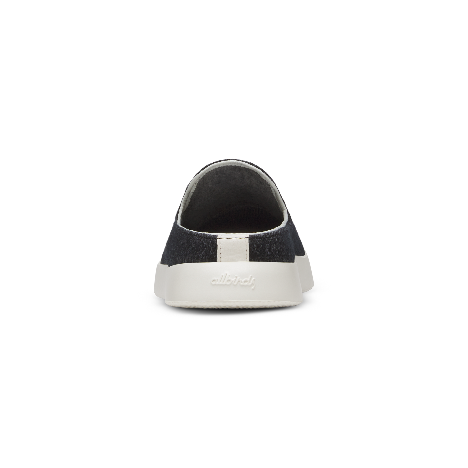 Men's Wool Lounger Mule - Dark Grey (Natural White Sole)