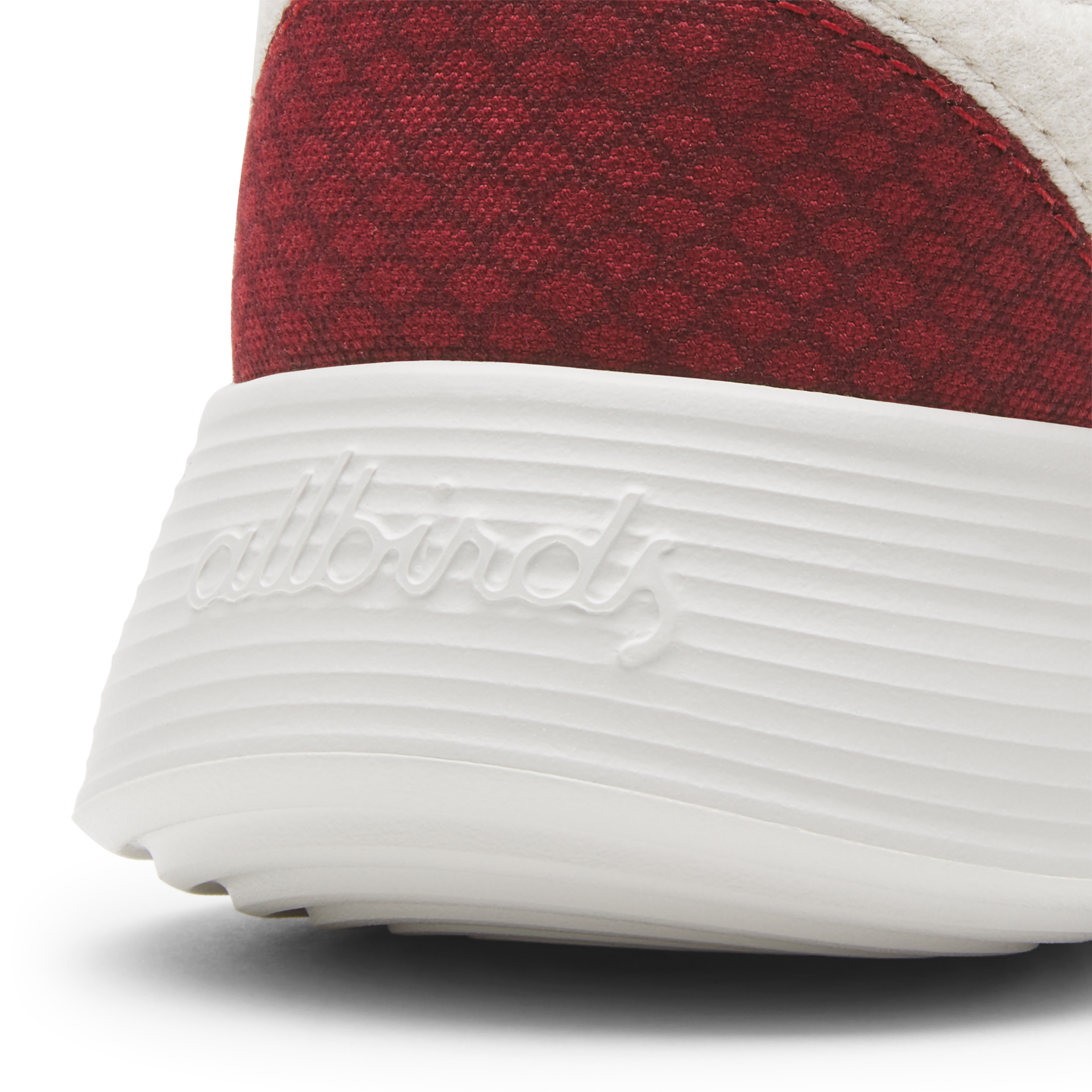 Wool Runner Go pour femmes - Weathered White/Thunder Red (Semelle Barely Grey)