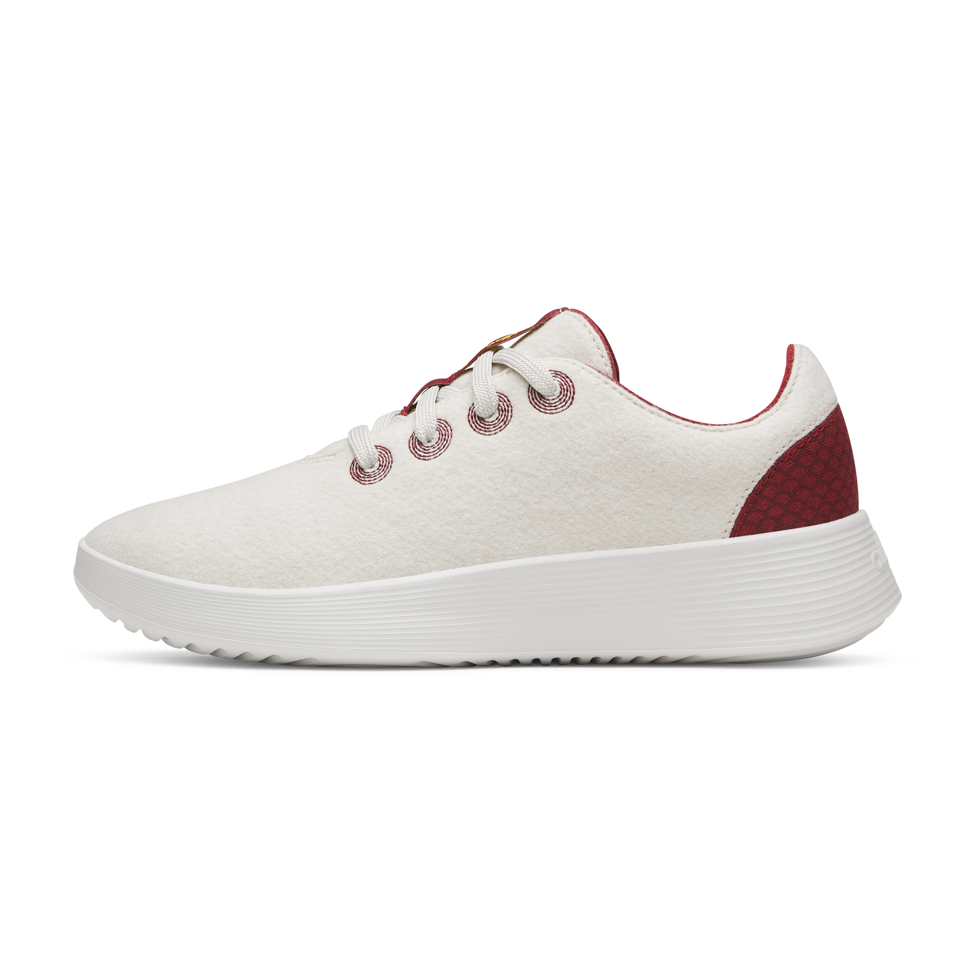 Men's Wool Runner Go Weathered White/Thunder Red (Barely Grey