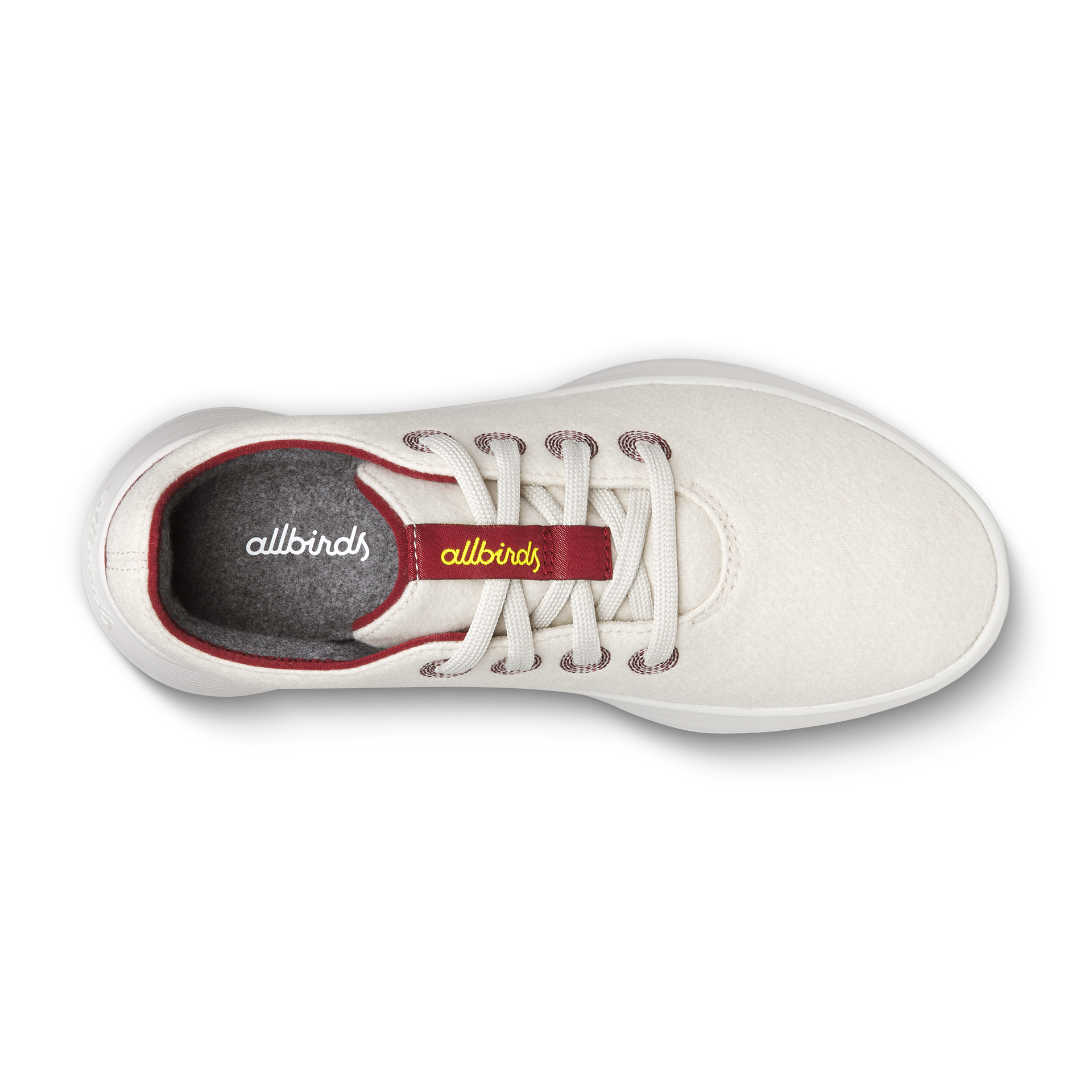 Wool Runner Go pour femmes - Weathered White/Thunder Red (Semelle Barely Grey)
