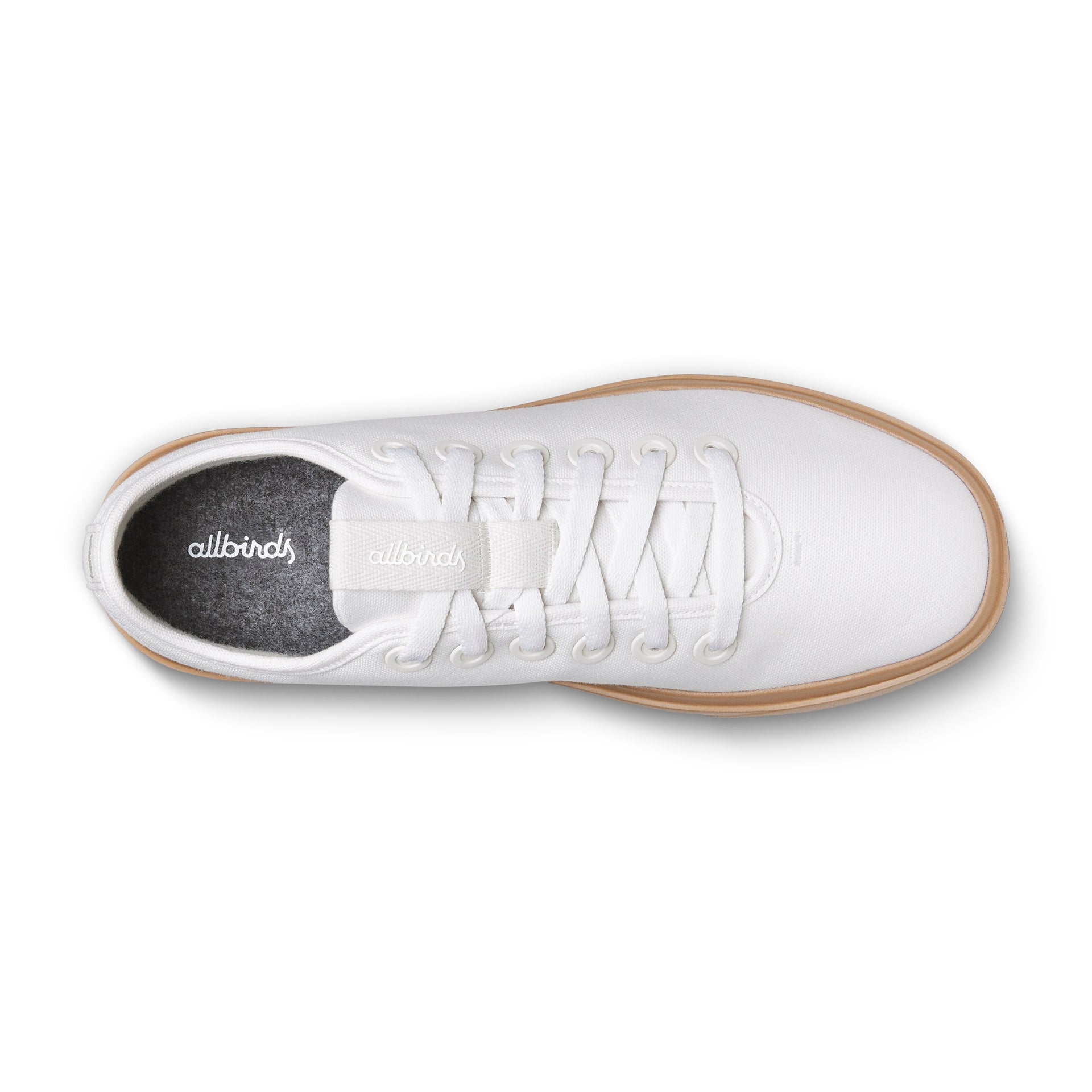 Women's Canvas Pipers - Blizzard (Bark Brown Sole)