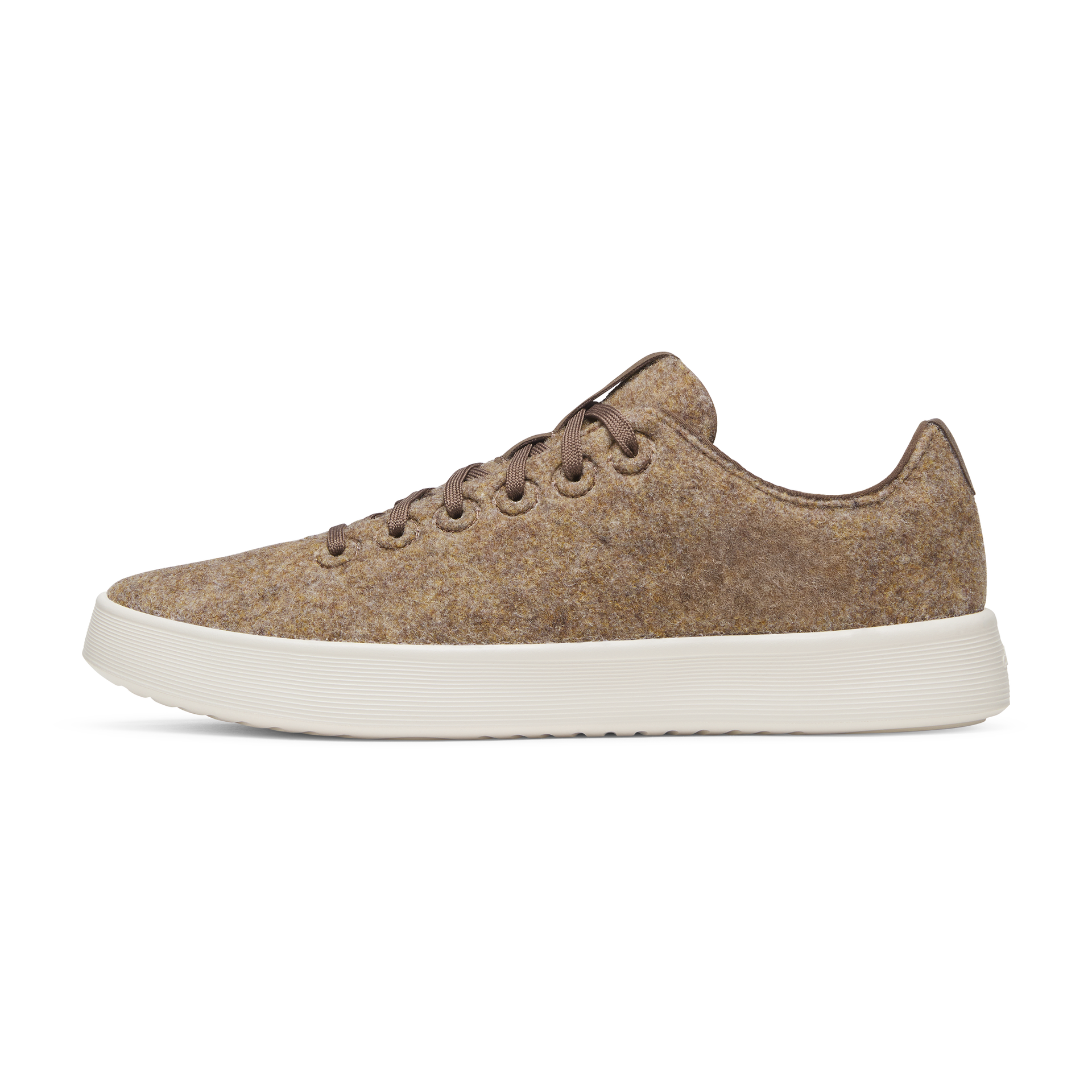 Men's Wool Cruiser - Dark Camel (Natural White Sole)