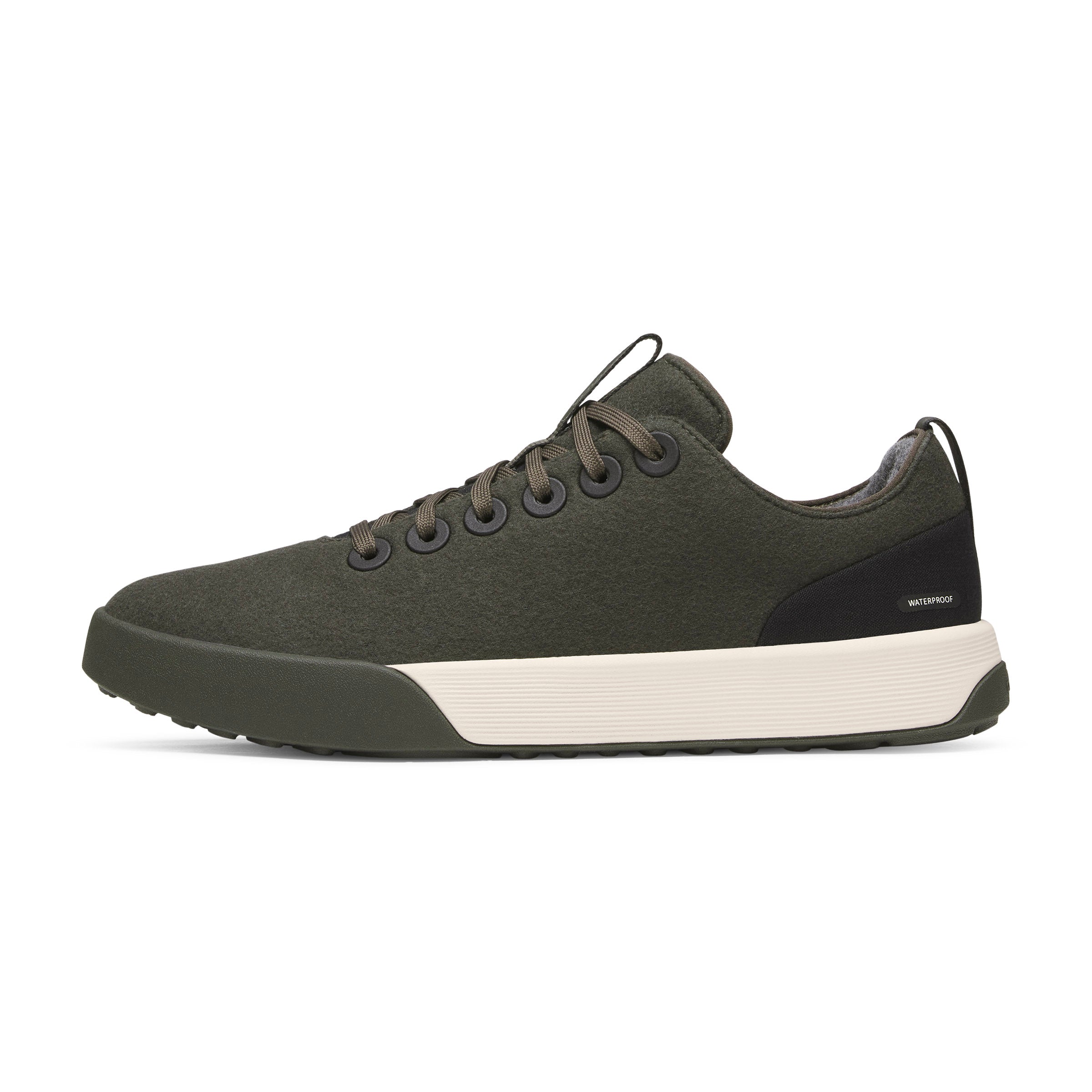 Men's Wool Cruiser Waterproof - Dark Jungle (Stony Cream Sole)