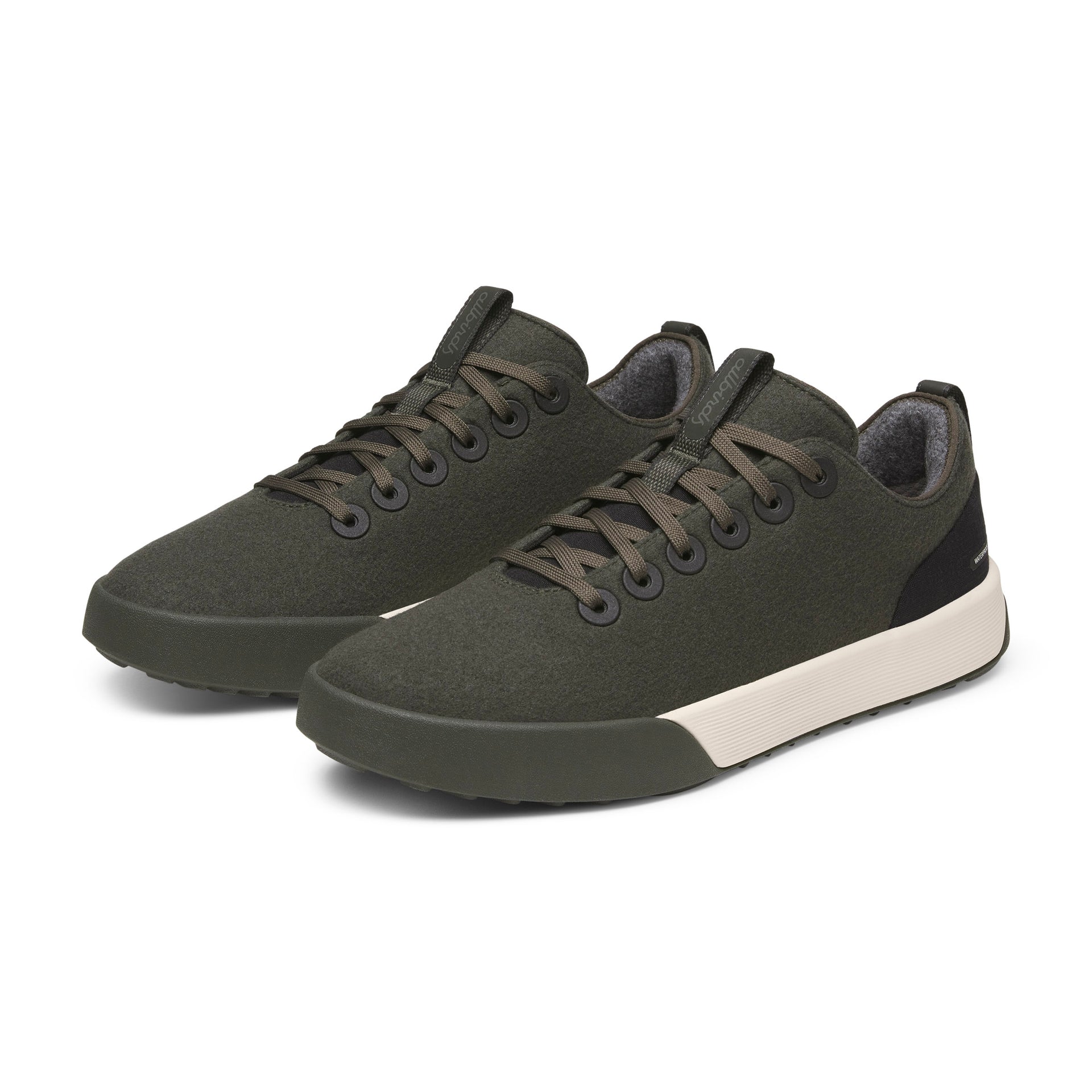 Men's Wool Cruiser Waterproof - Dark Jungle (Stony Cream Sole)