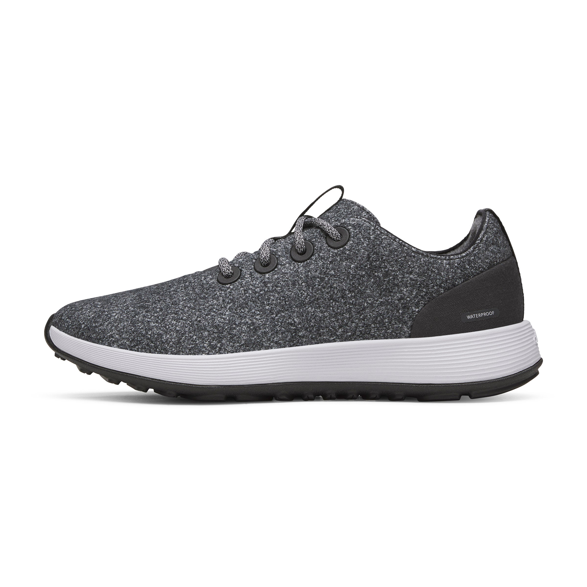 Men's Wool Runner NZ Waterproof - Dark Grey (Light Grey Sole)