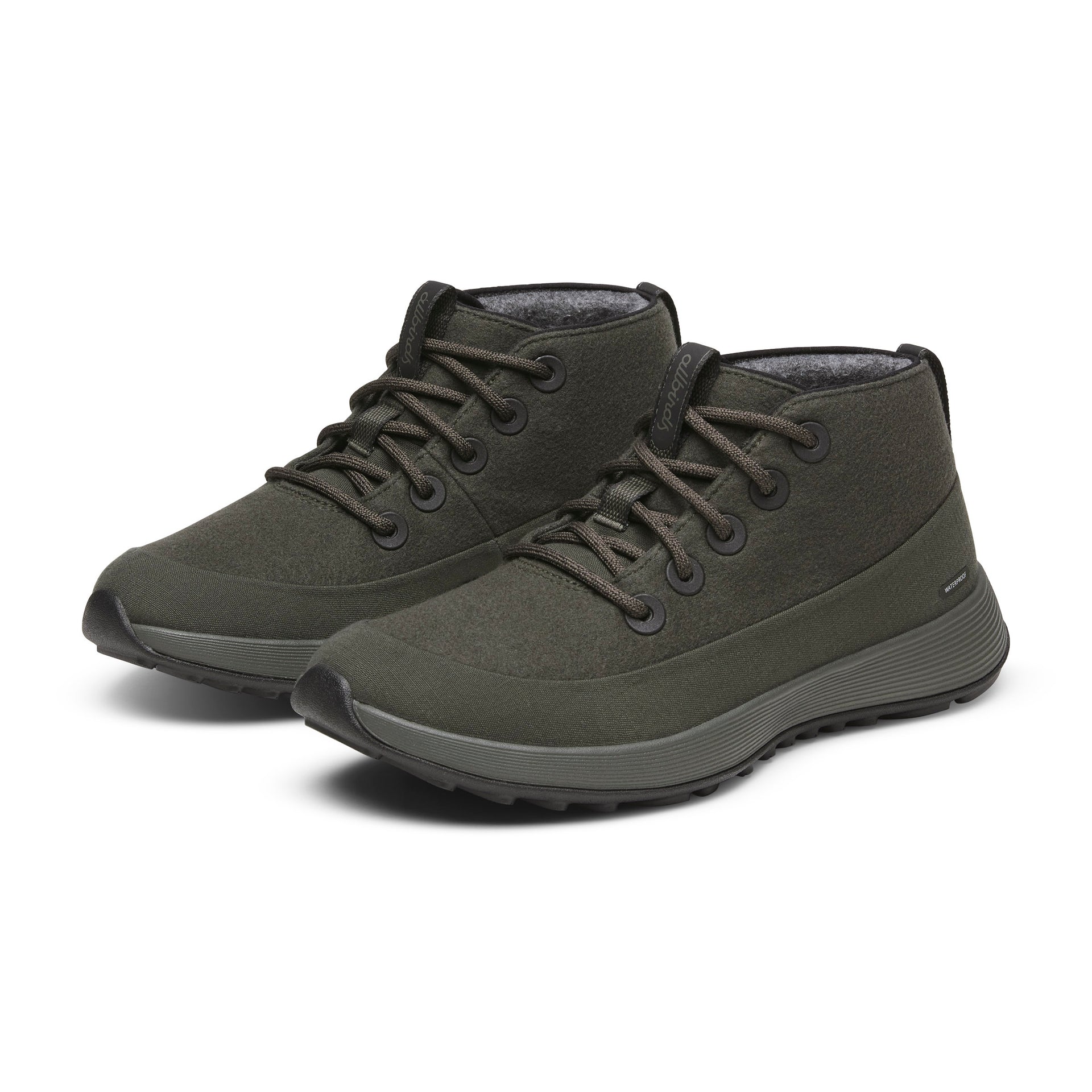 Men's Wool Runner NZ Mid Waterproof - Dark Jungle (Dark Jungle Sole)
