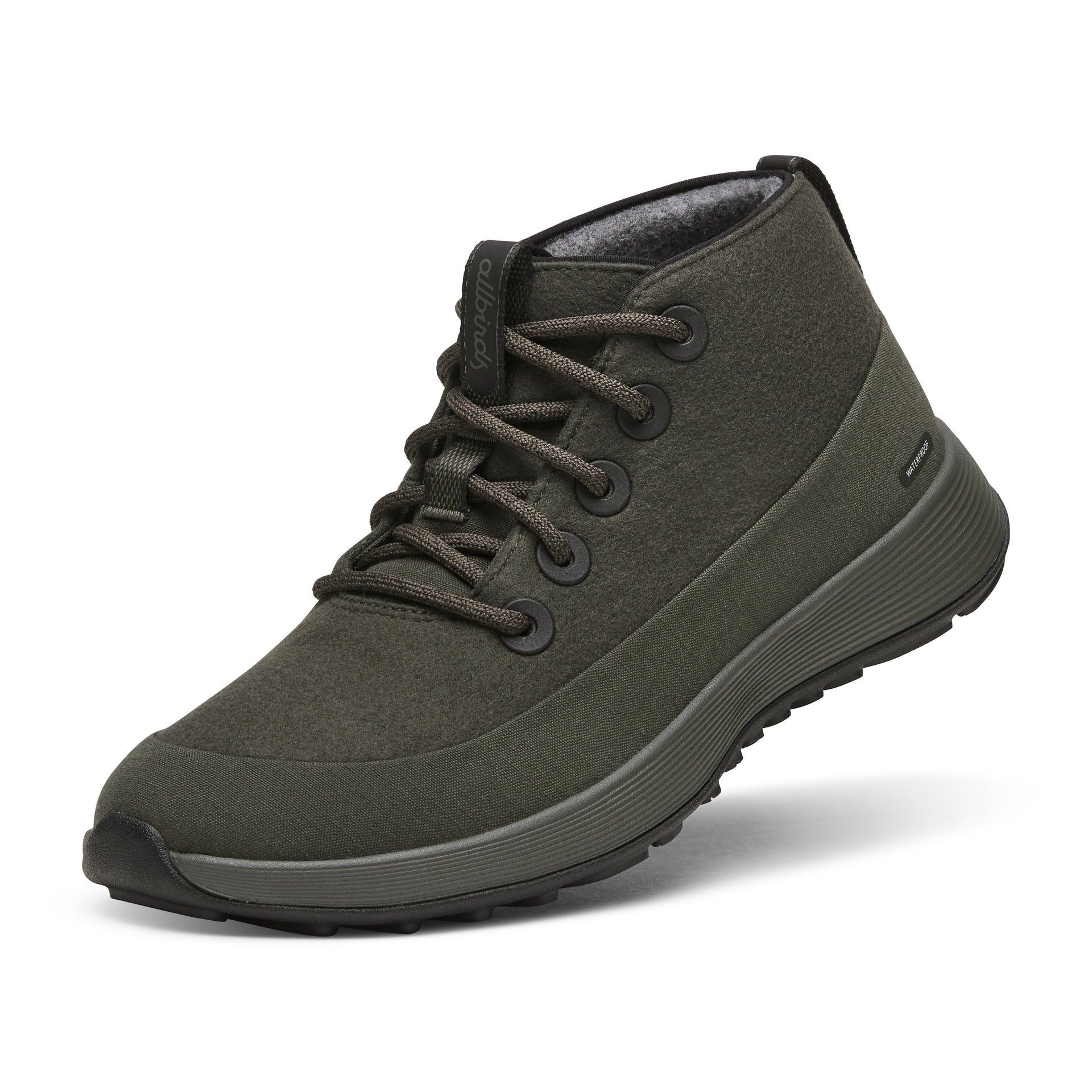 Men's Wool Runner NZ Mid Waterproof - Dark Jungle (Dark Jungle Sole)