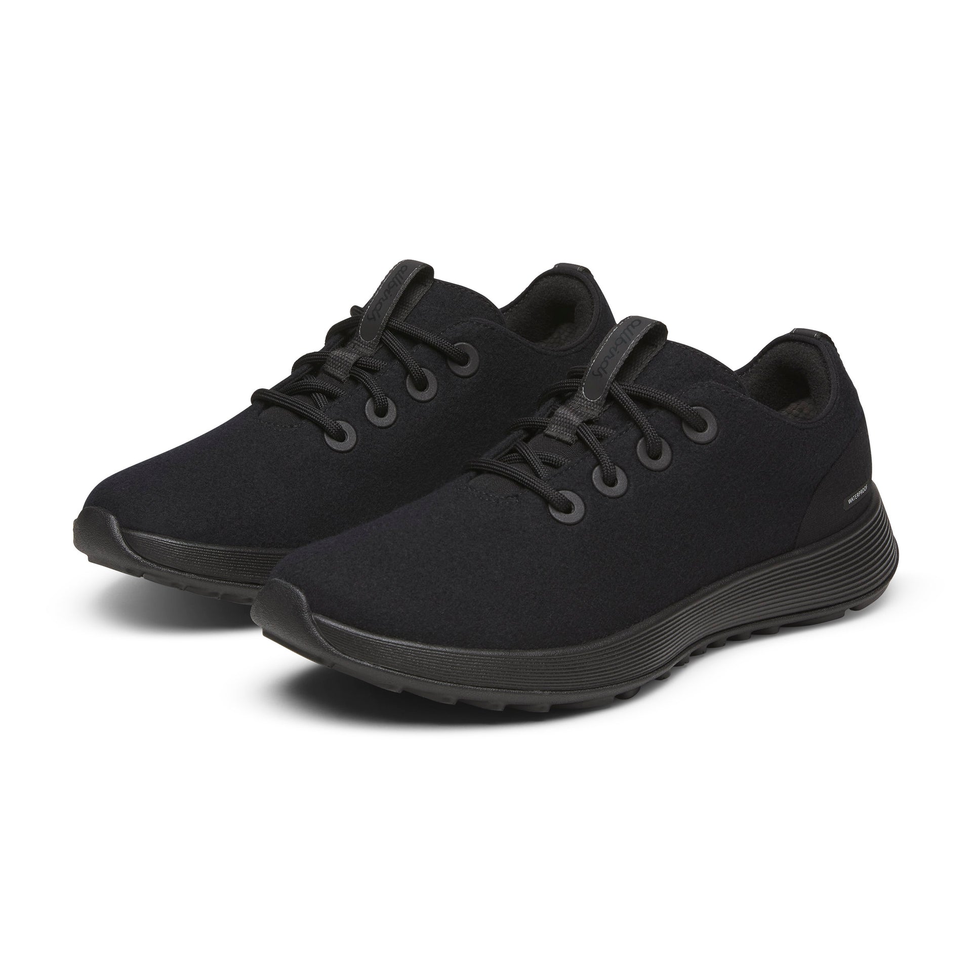 Wool Runner NZ Waterproof pour hommes- Natural Black (semelle Natural Black)