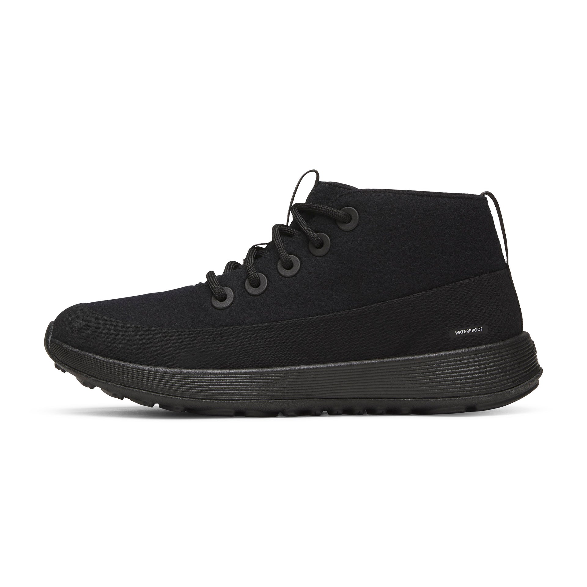 Men's Wool Runner NZ Mid Waterproof - Natural Black (Natural Black Sole)