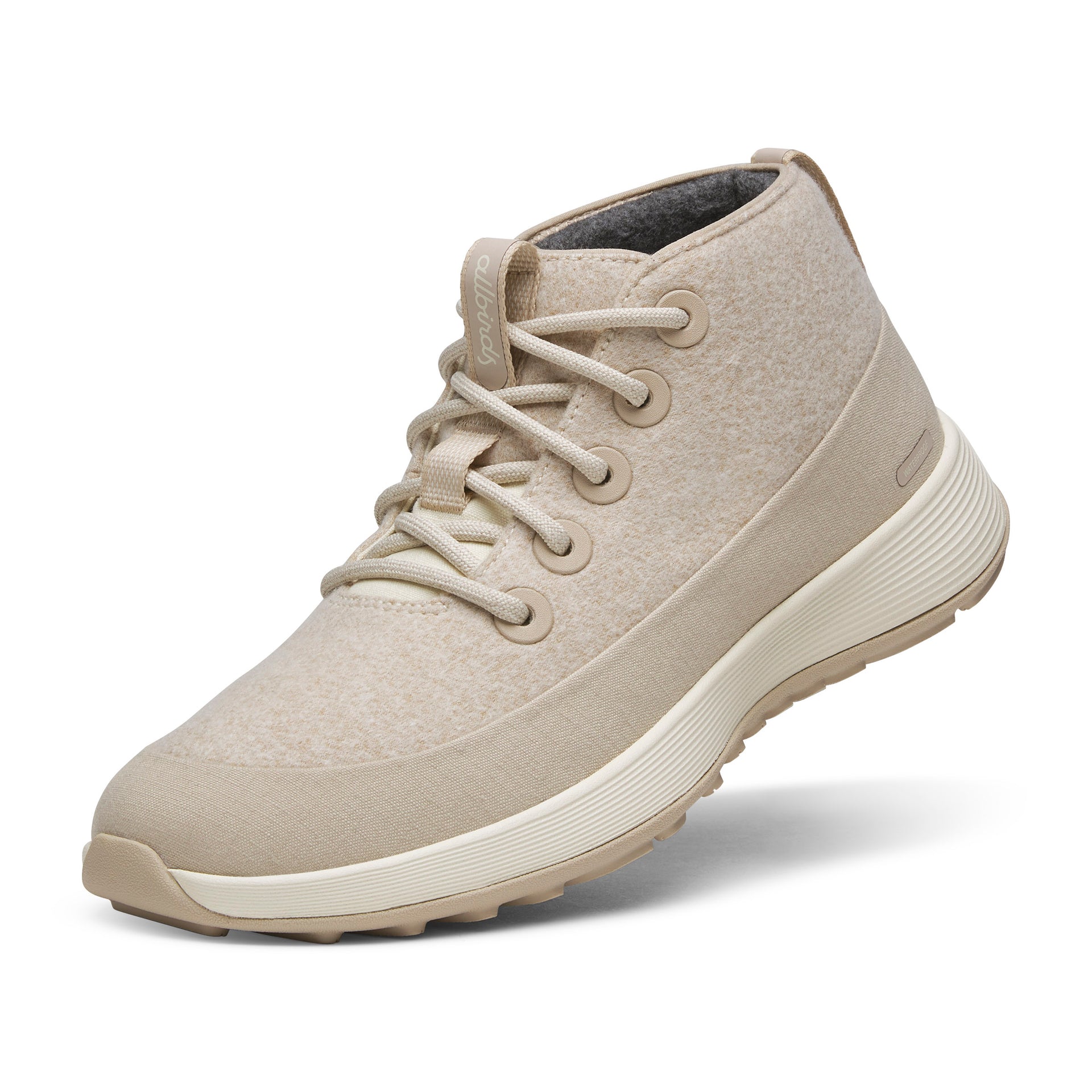 Women's Wool Runner NZ Mid Waterproof - Stony Cream/Rugged Beige (Stony Cream Sole)