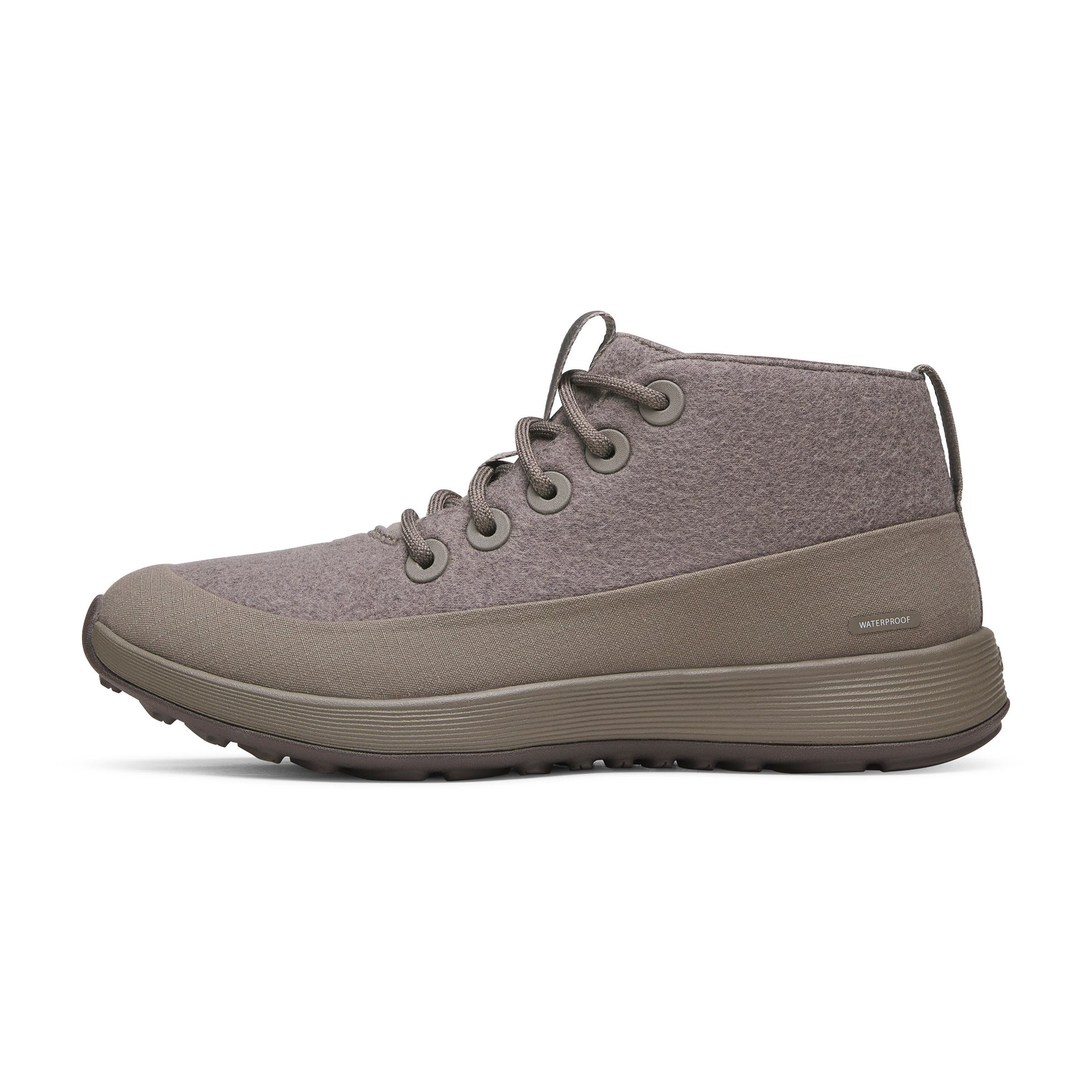 Men's Wool Runner NZ Mid Waterproof - Weathered Brown (Weathered Brown Sole)