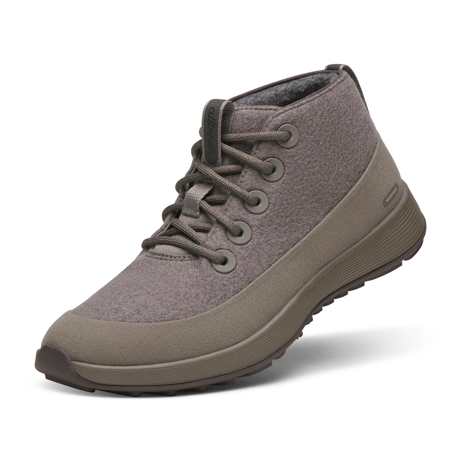 Women's Wool Runner NZ Mid Waterproof - Weathered Brown (Weathered Brown Sole)