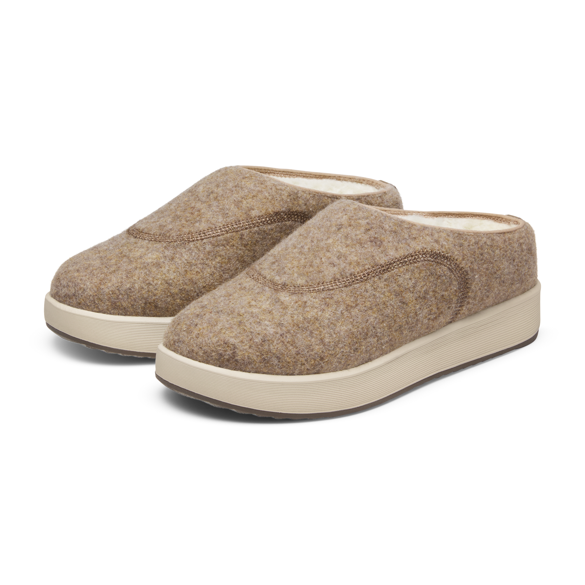 Kiwi Clog pour hommes - Dark Camel (Semelle Cream)