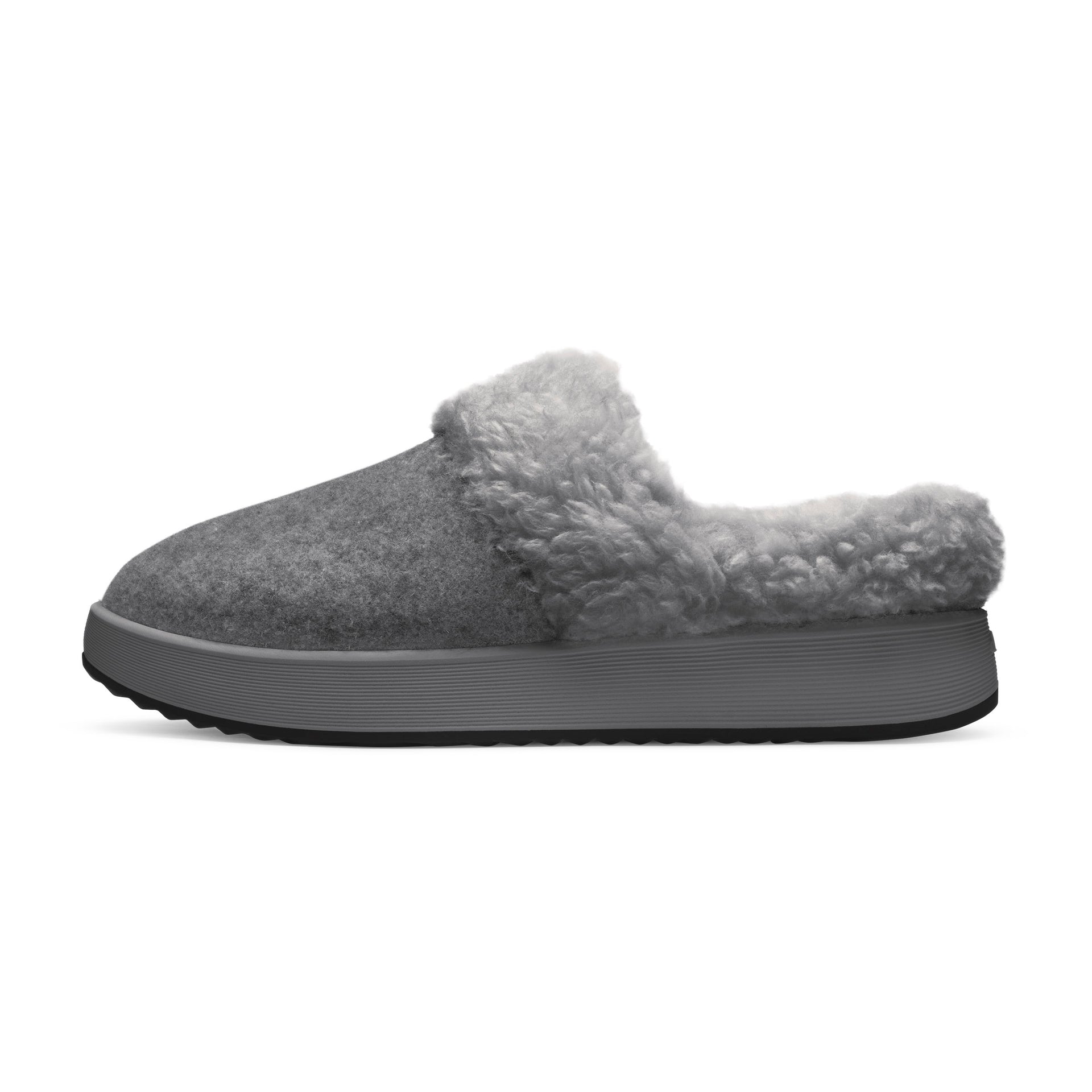 Women's Kiwi Slipper - Medium Grey (Pebble Grey Sole)