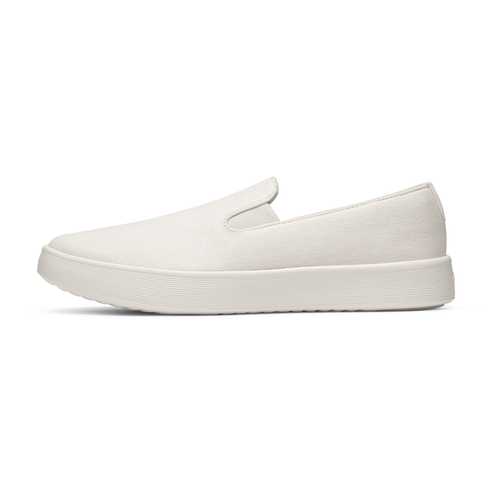 Cruiser Slip On Canvas pour hommes - Warm White (semelle Natural White)