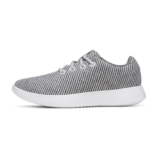 Women's Runner NZ Canvas Stripes - Deep Navy Stripes (Blizzard Sole)