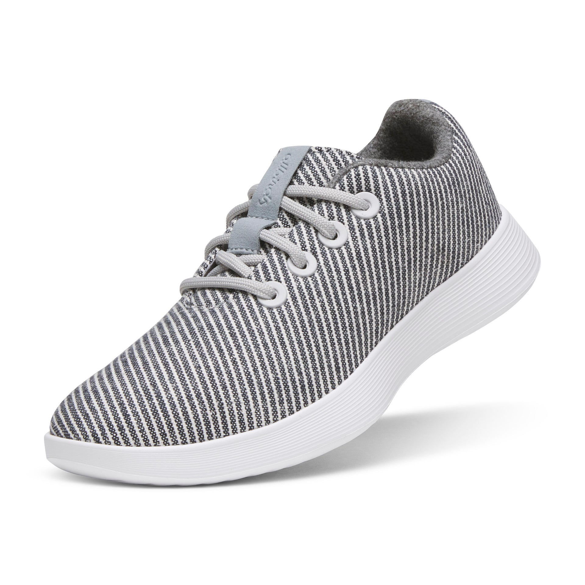 Women's Runner NZ Canvas Stripes - Deep Navy Stripes (Blizzard Sole)