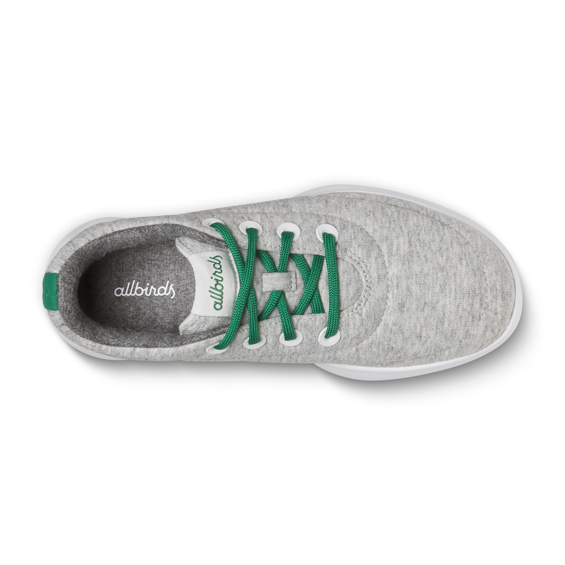 Men's Runner NZ Jersey - Light Grey/Verdant Green (Blizzard Sole)